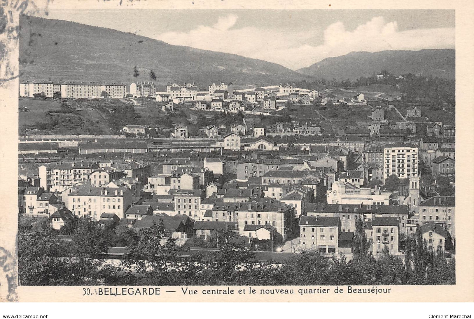 BELLEGARDE - Vue Centrale Et Le Nouveau Quartier De Beauséjour - Très Bon état - Bellegarde-sur-Valserine