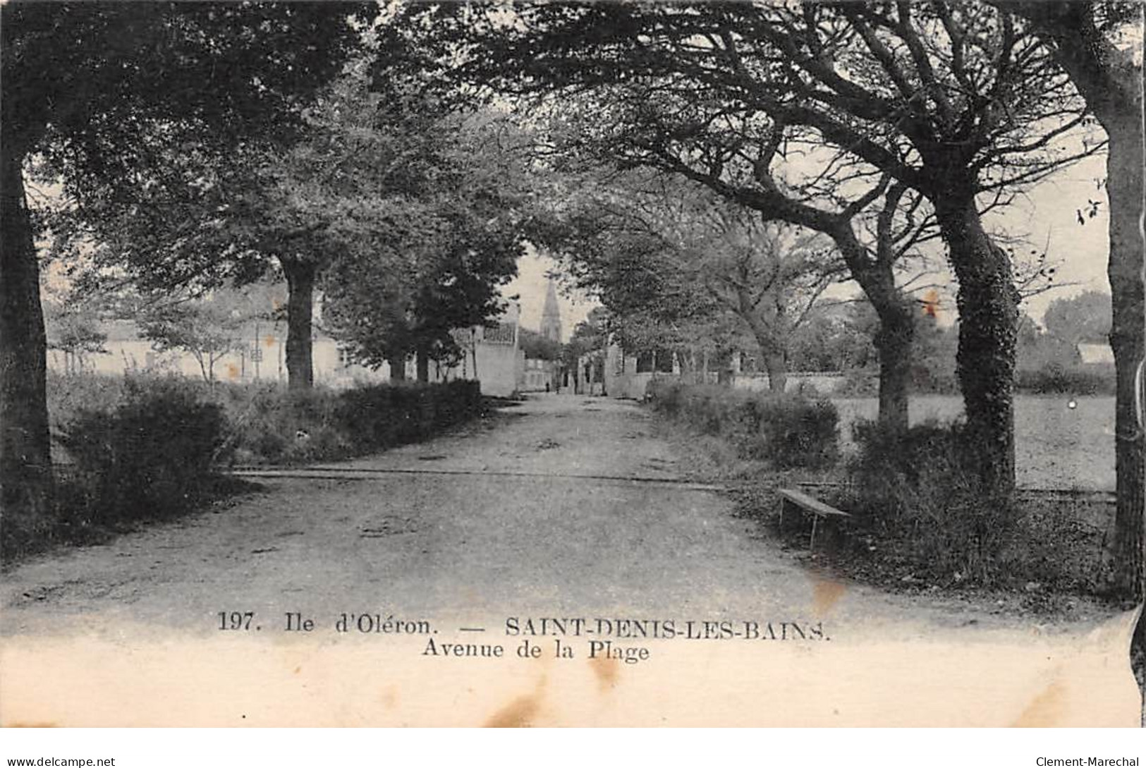 ILE D'OLERON - SAINT DENIS LES BAINS - Avenue De La Plage - Très Bon état - Ile D'Oléron