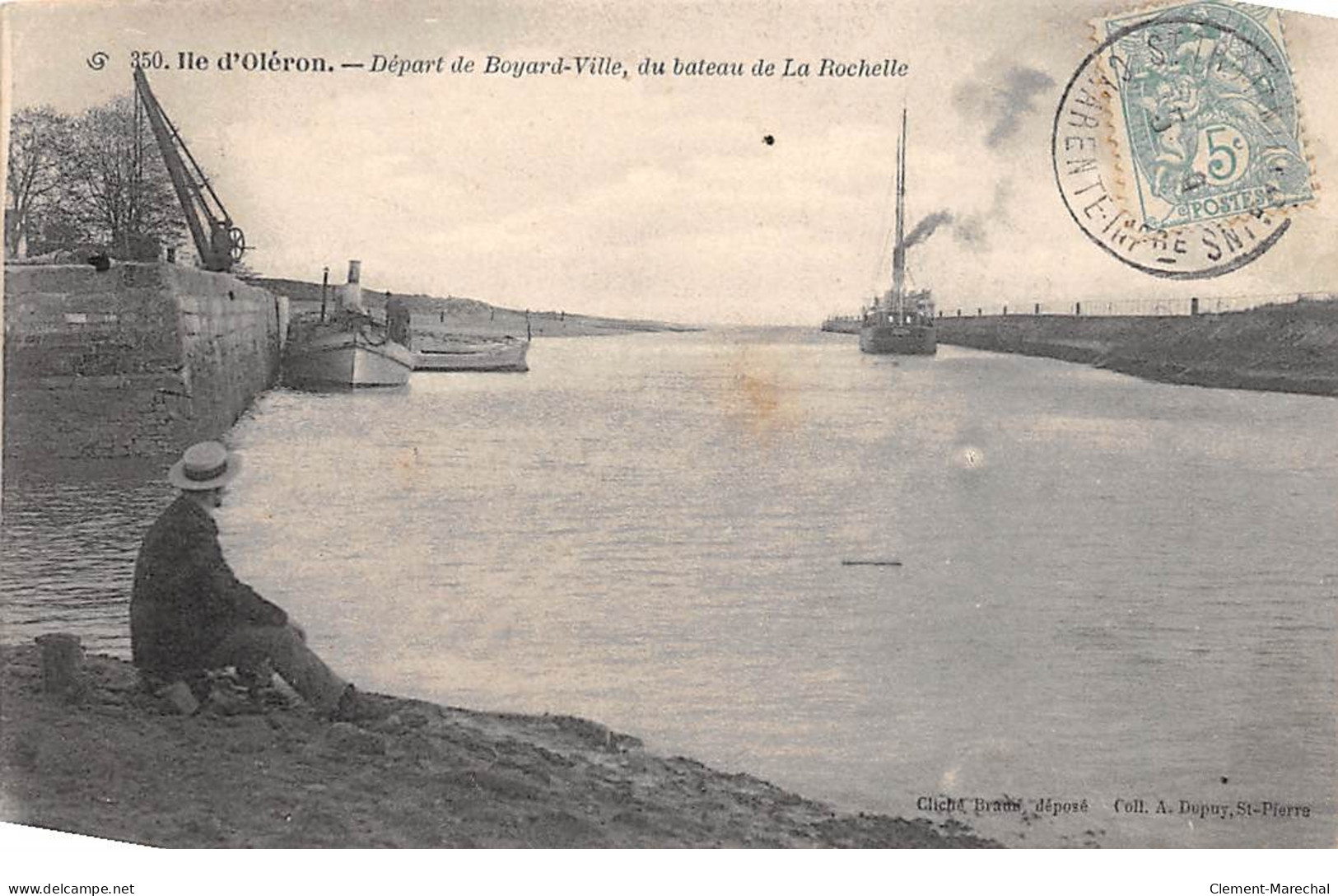 ILE D'OLERON - Départ De Boyard Ville, Du Bateau De La Rochelle - Très Bon état - Ile D'Oléron