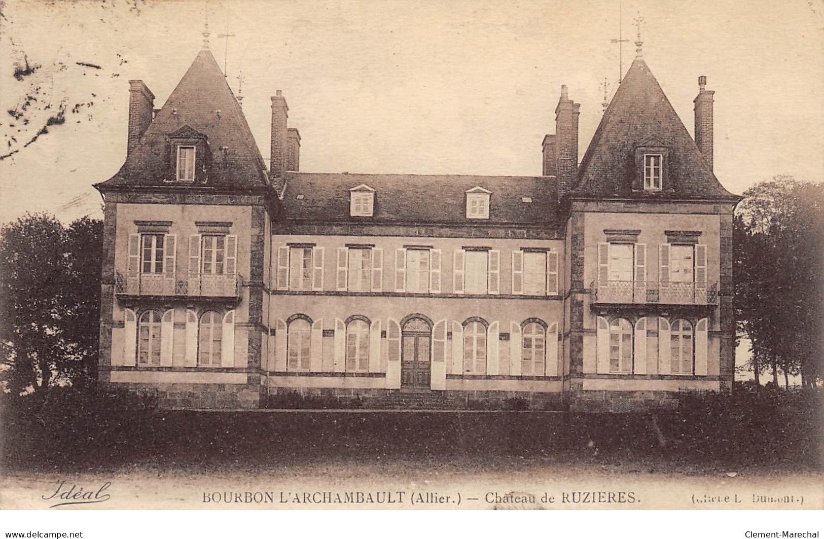 BOURBON L'ARCHAMBAULT - Château De RUZIERES - Très Bon état - Bourbon L'Archambault