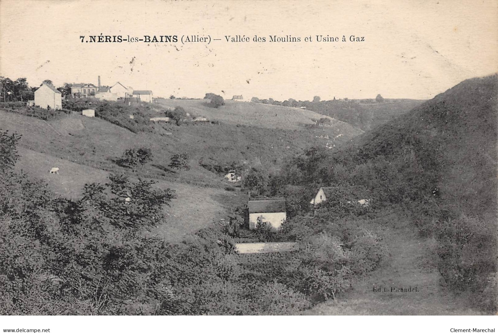 NERIS LES BAINS - Vallée Des Moulins Et Usine à Gaz - Très Bon état - Neris Les Bains