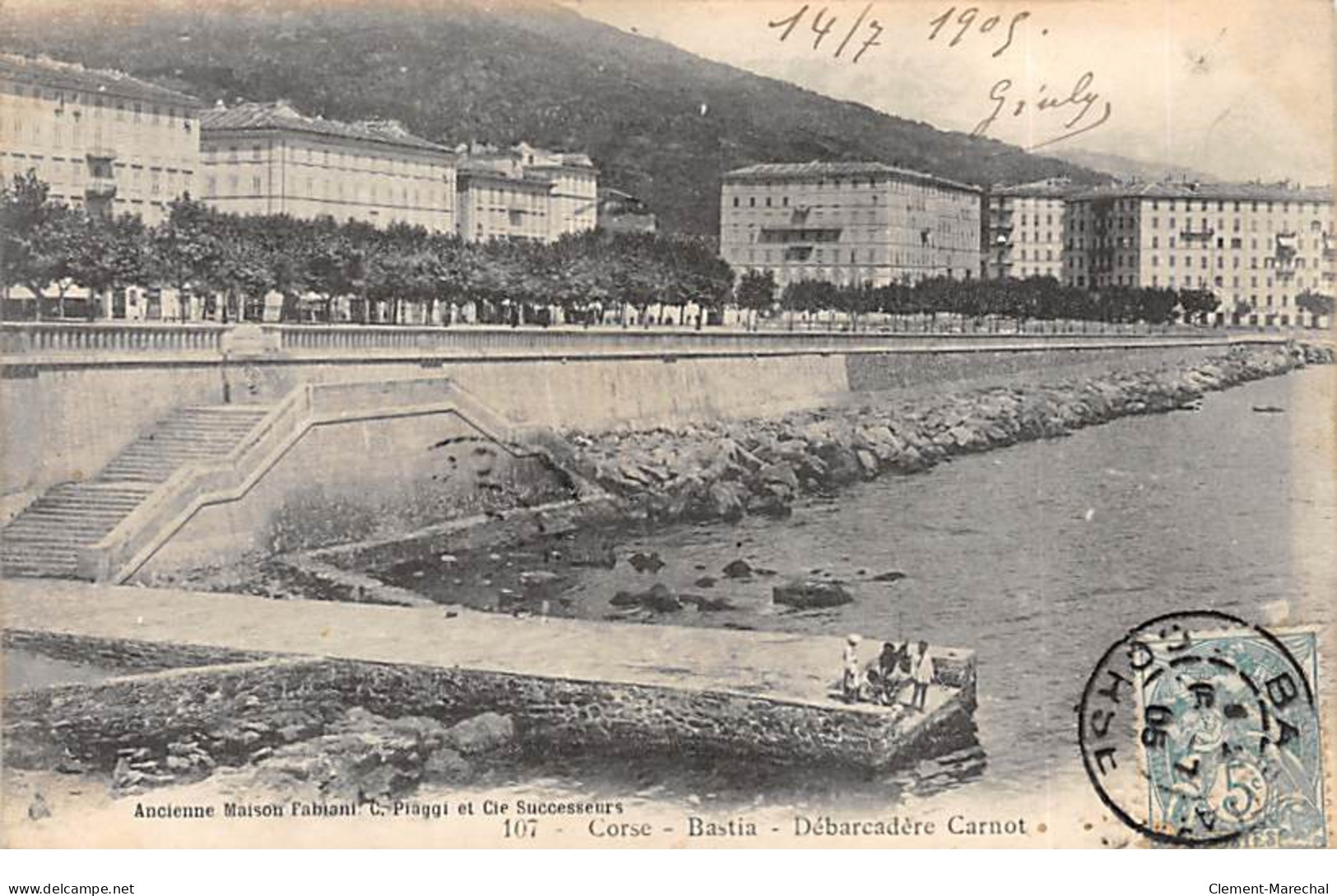 BASTIA - Débarcadère Carnot - Très Bon état - Bastia