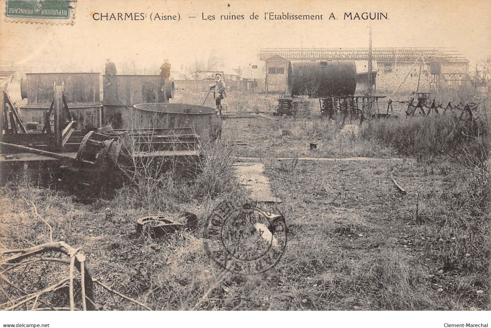 CHARMES - Les Ruines De L'Etablissement A. MAGUIN - Très Bon état - Altri & Non Classificati