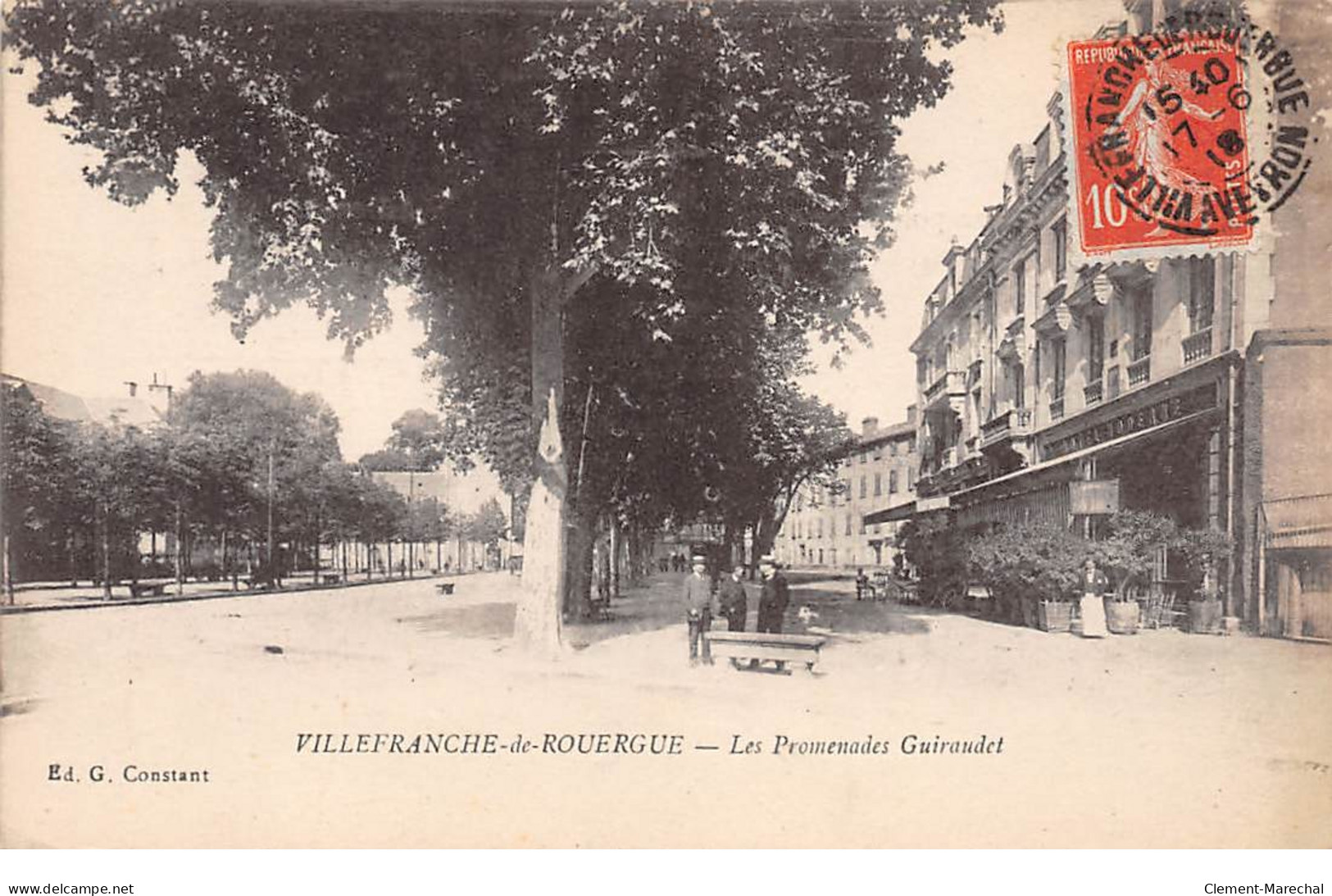 VILLEFRANCHE DE ROUERGUE - Les Promenades Guiraudet - Très Bon état - Villefranche De Rouergue