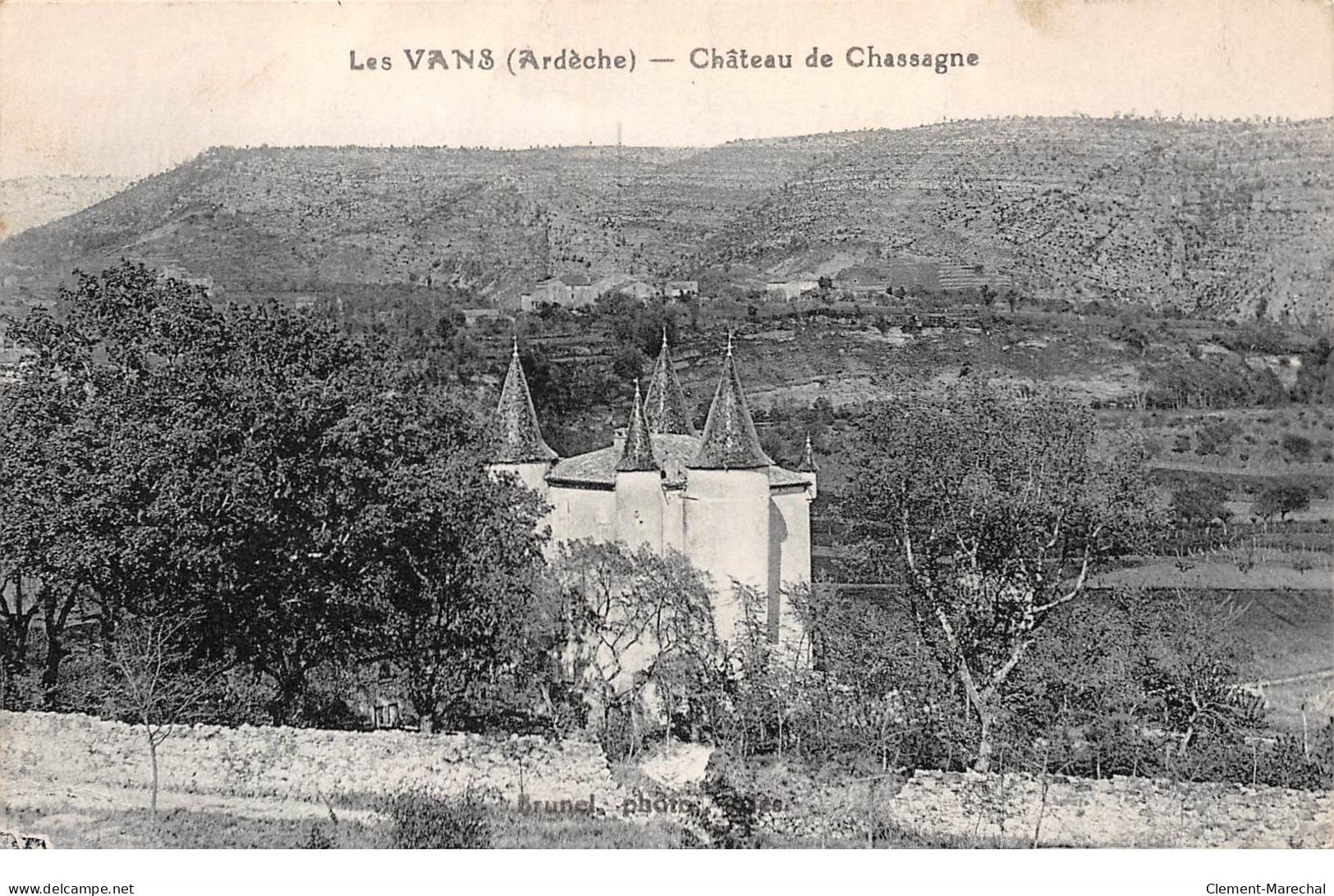 LES VANS - Château De Chassagne - Très Bon état - Les Vans