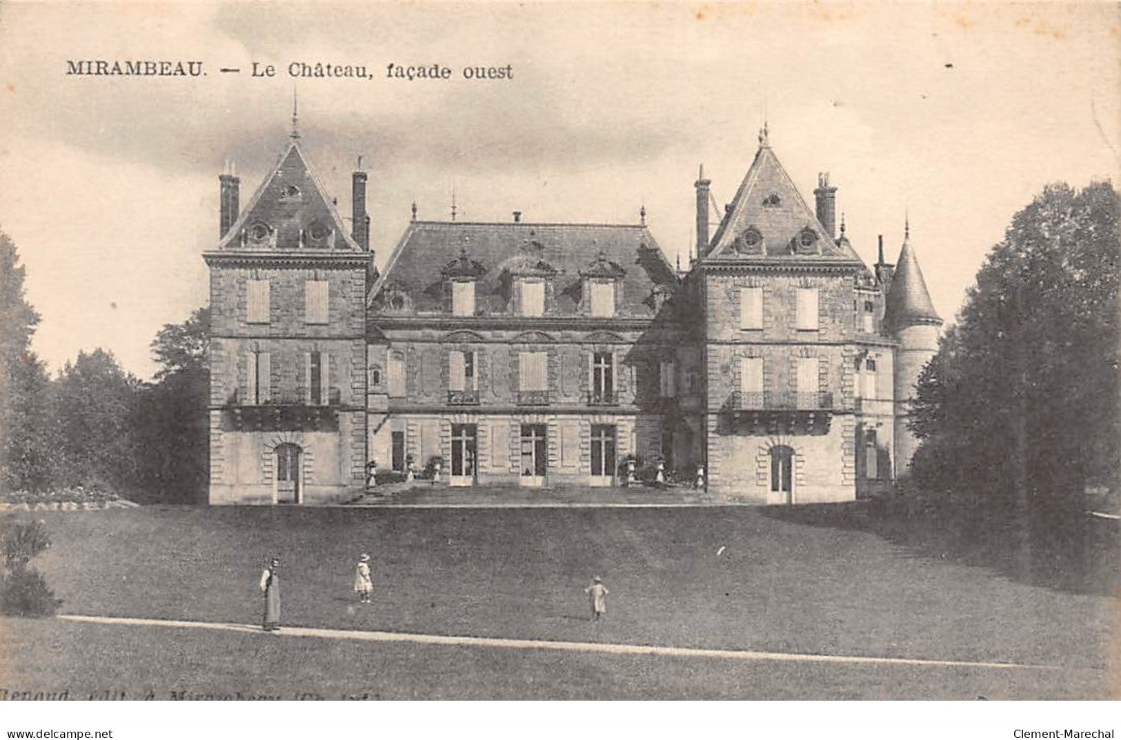MIRAMBEAU - Le Château, Façade Ouest - Très Bon état - Mirambeau
