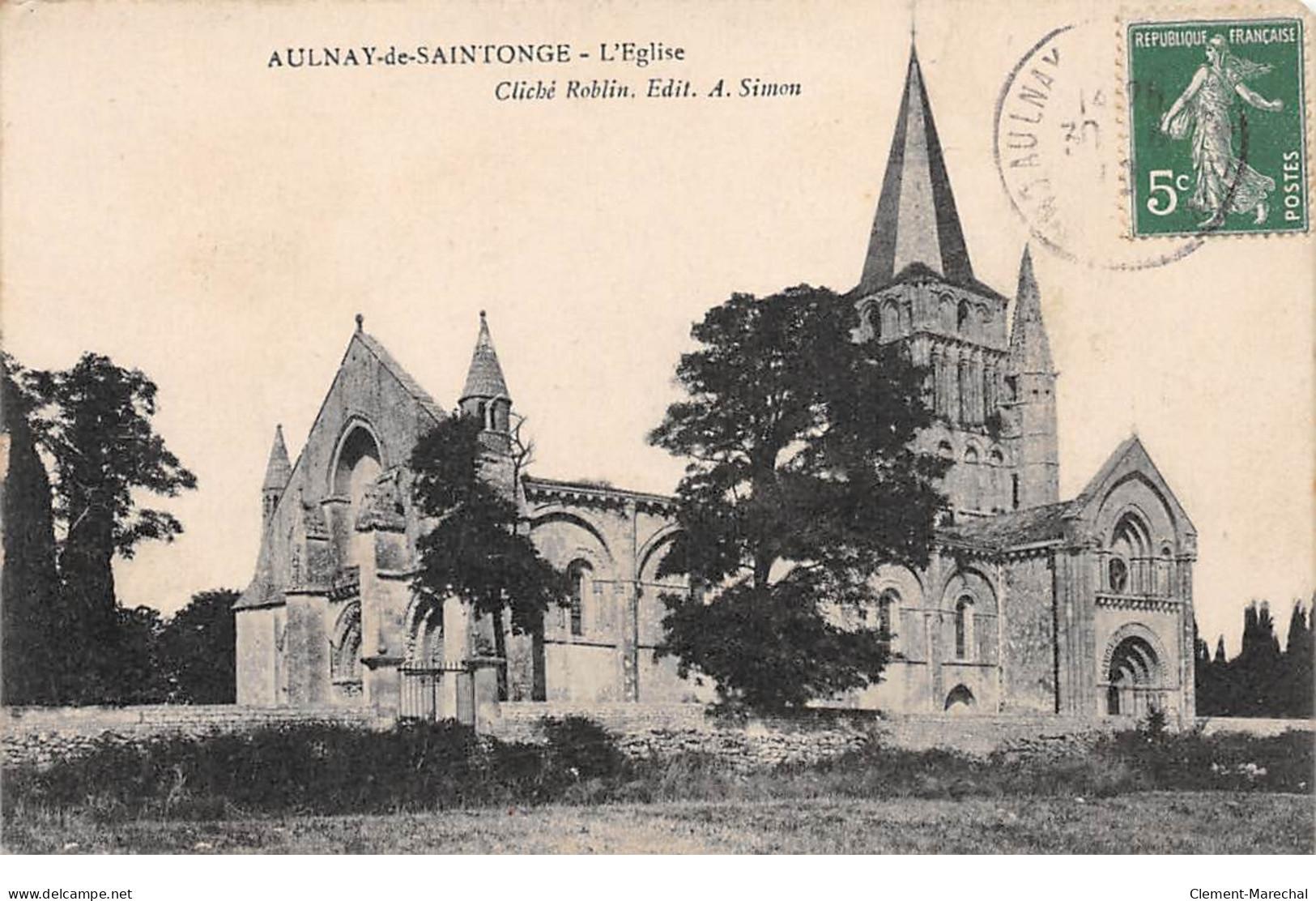 AULNAY DE SAINTONGE - L'Eglise - Très Bon état - Aulnay