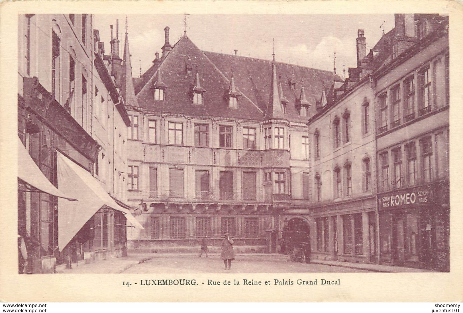 CPA Luxembourg-Rue De La Reine Et Palais Grand Ducal-14        L1995 - Luxembourg - Ville