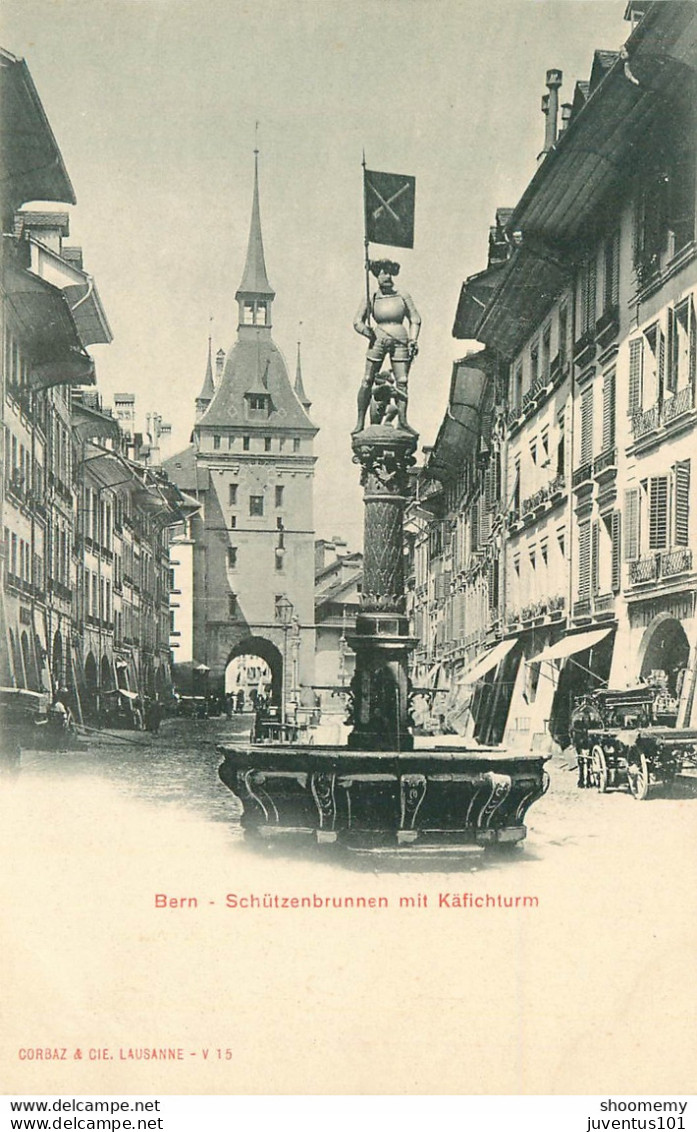 CPA Bern-Schützenbrunnen Mit Käfichturm    L2006 - Berne