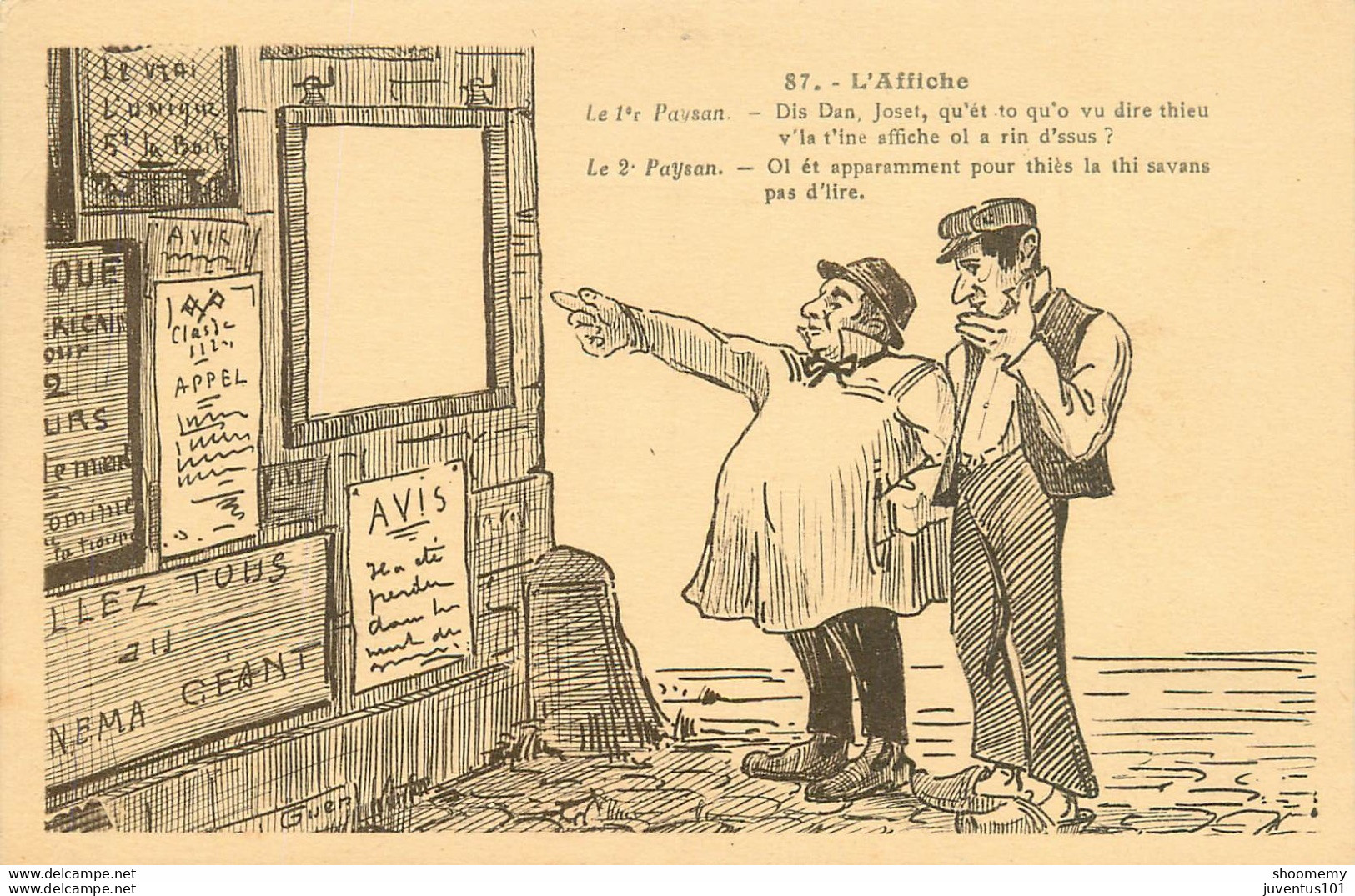 CPA-Illustration-L'Affiche-87    L2009 - 1900-1949