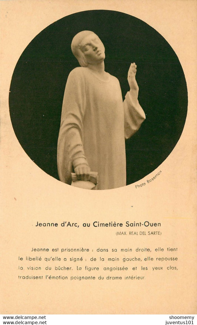 CPA Rouen-Jeanne D'Arc Au Cimetière Saint Ouen    L2018 - Rouen