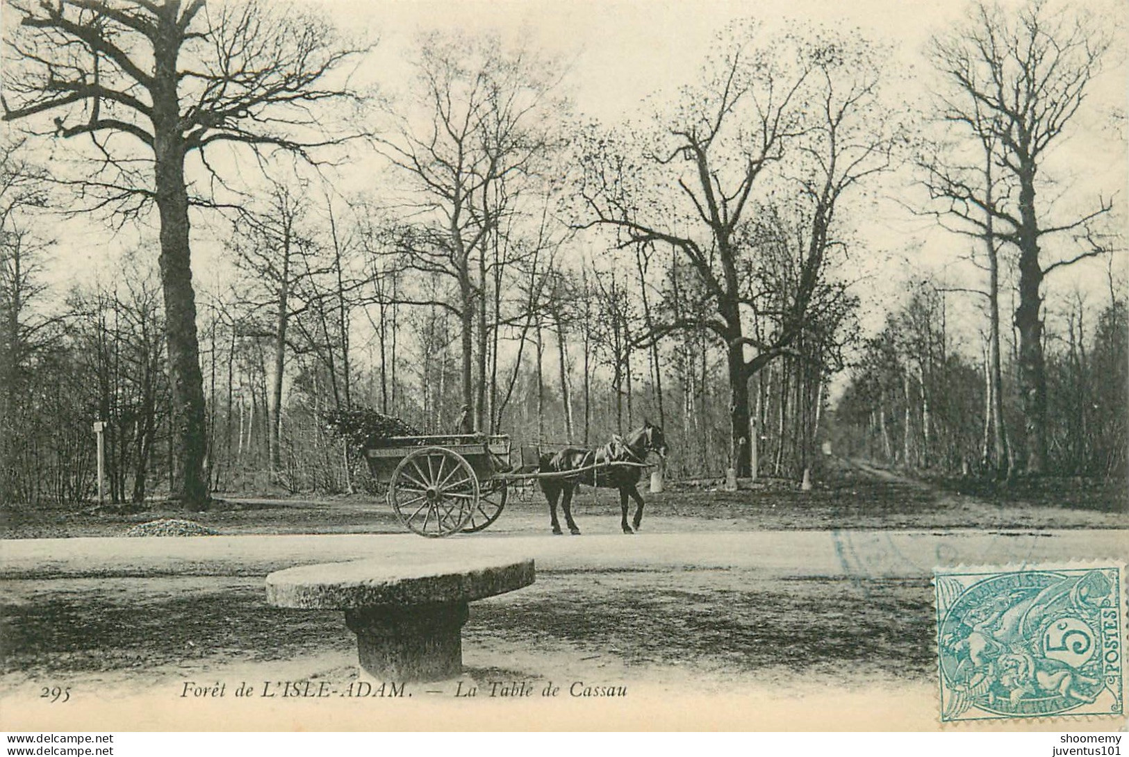 CPA Forêt De L'Isle Adam-La Table De Cassau-295-Timbre     L2365 - L'Isle Adam