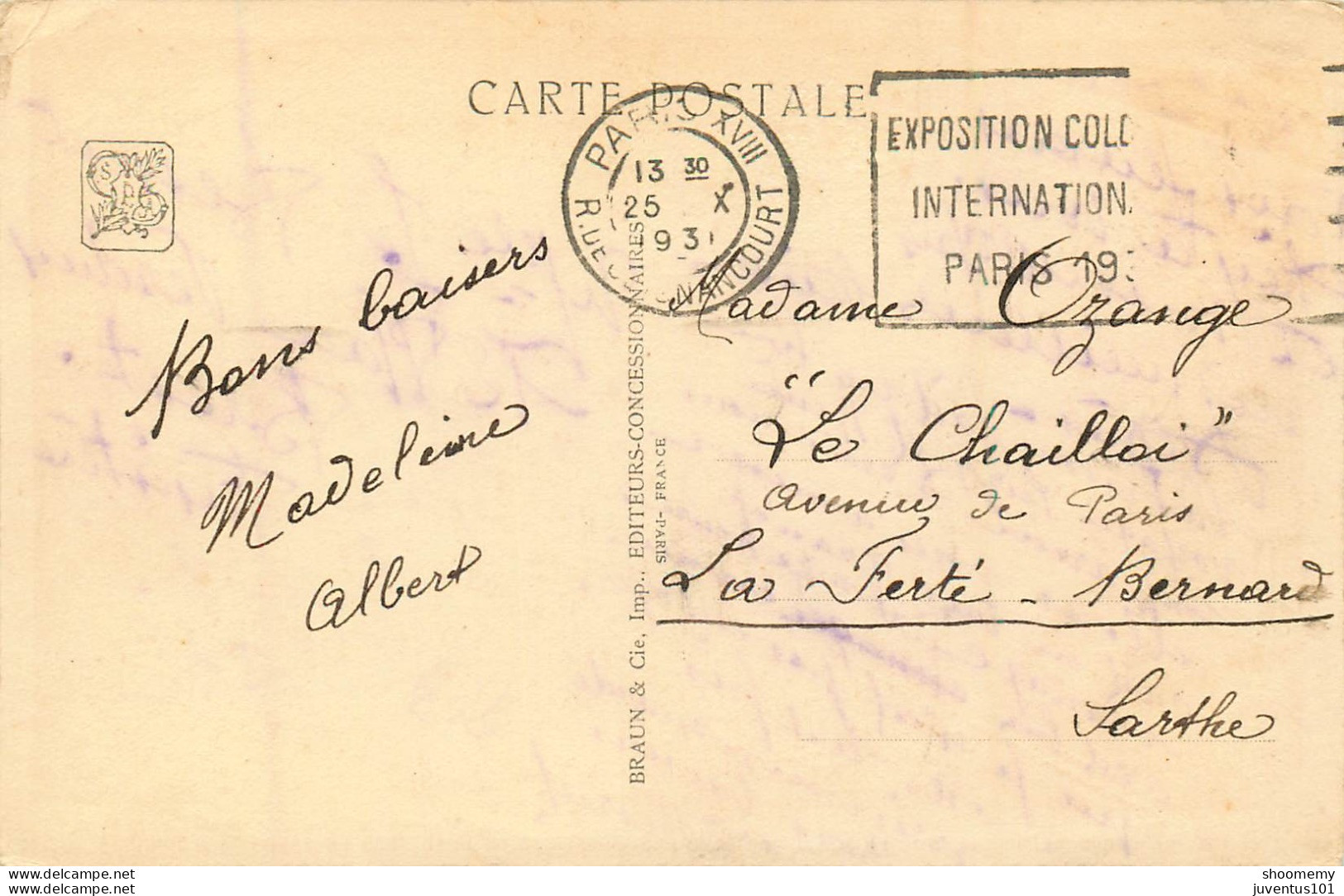 CPA Paris-Exposition Coloniale-Le Congo Belge-Vue Prise De Portique Des Industries De Luxe      L2375 - Expositions