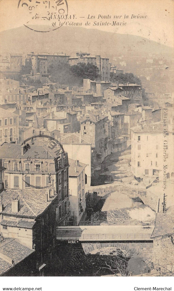 ANNONAY - Les Ponts Sur La Deume Et Le Coteau De Sainte Marie - Très Bon état - Annonay