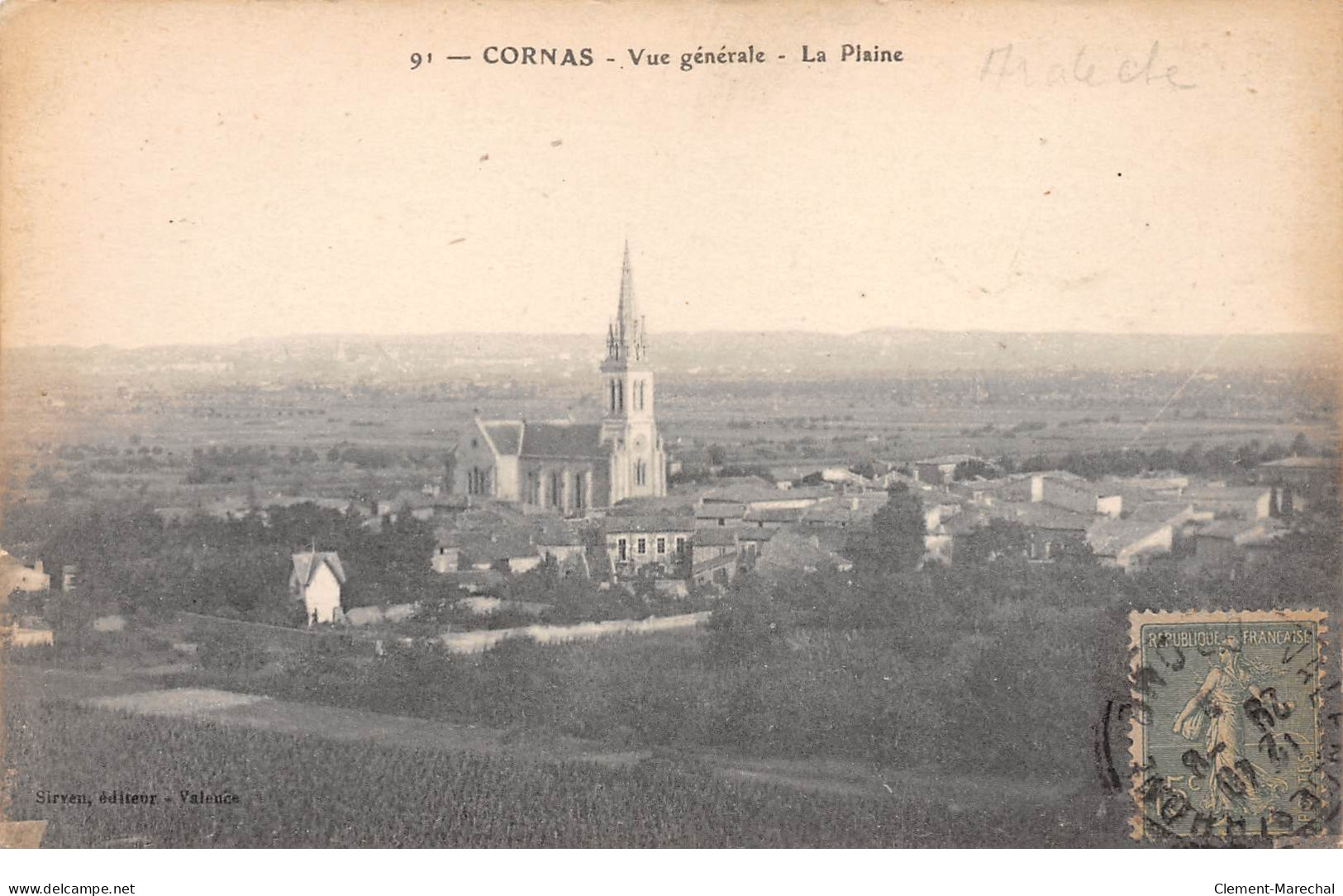 CORNAS - Vue Générale - La Plaine - Très Bon état - Otros & Sin Clasificación