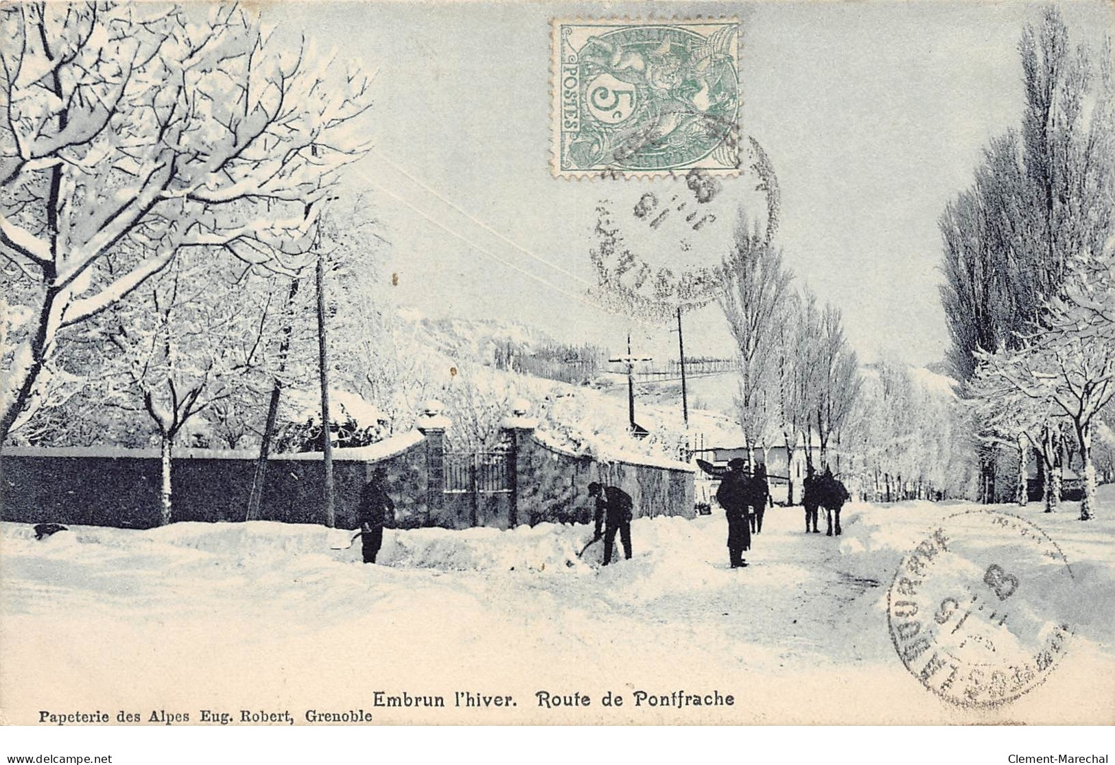 EMBRUN L'hiver - Route De Pontfrache - Très Bon état - Embrun