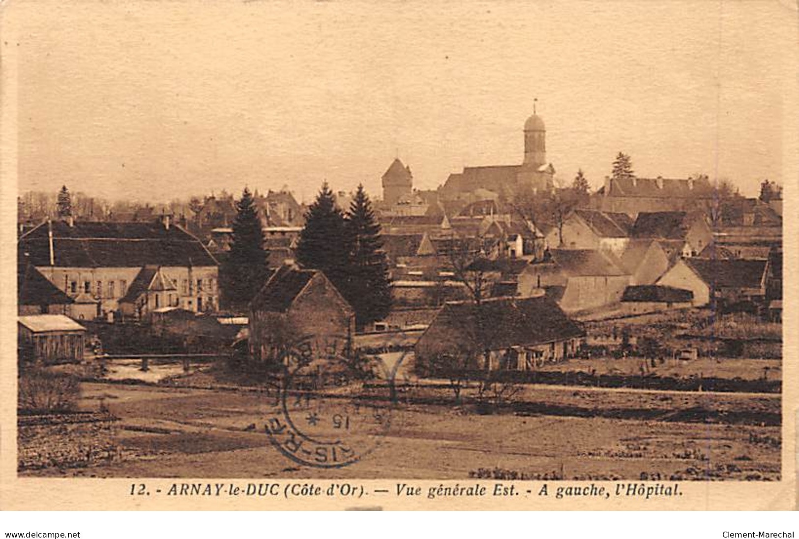 ARNAY LE DUC - Vue Générale Est - Très Bon état - Arnay Le Duc