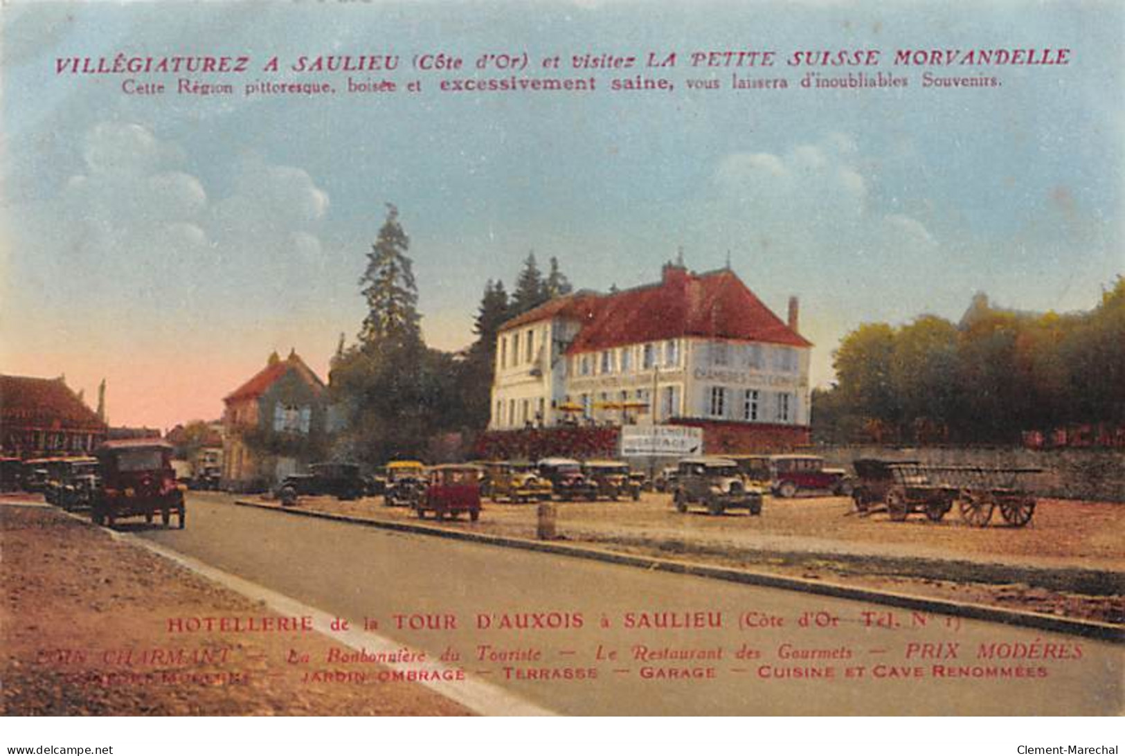 Villégiature à SAULIEU - Hotellerie De La Tour D'Auxois à SAULIEU - Très Bon état - Saulieu