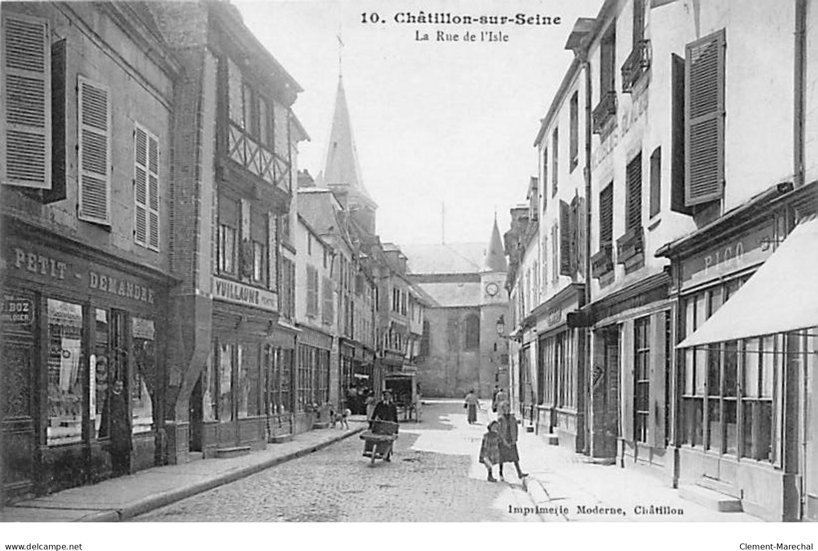 CHATILLON SUR SEINE - La Rue De L'Isle - Très Bon état - Chatillon Sur Seine