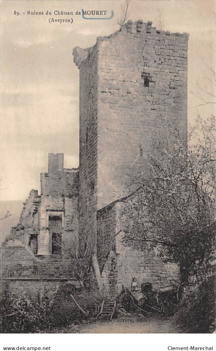 Ruines Du Château De MOURET - Très Bon état - Autres & Non Classés
