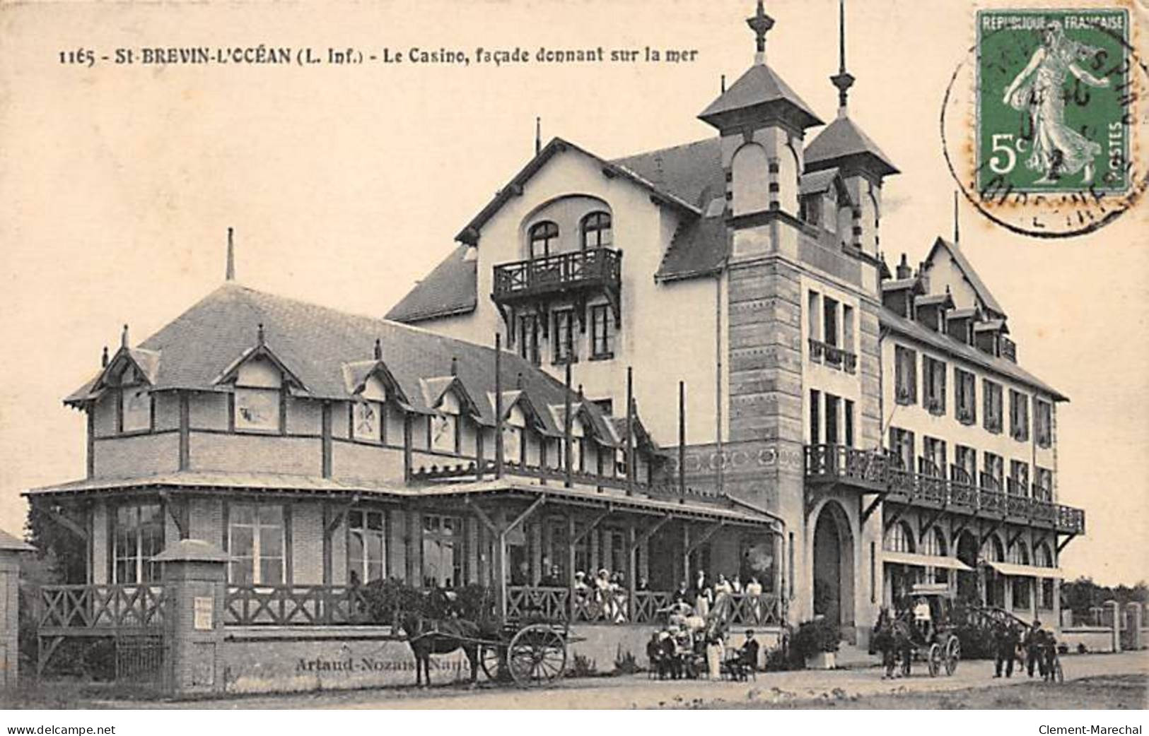 SAINT BREVIN L'OCEAN - Le Casino, Façade Donnant Sur La Mer - Très Bon état - Saint-Brevin-l'Océan