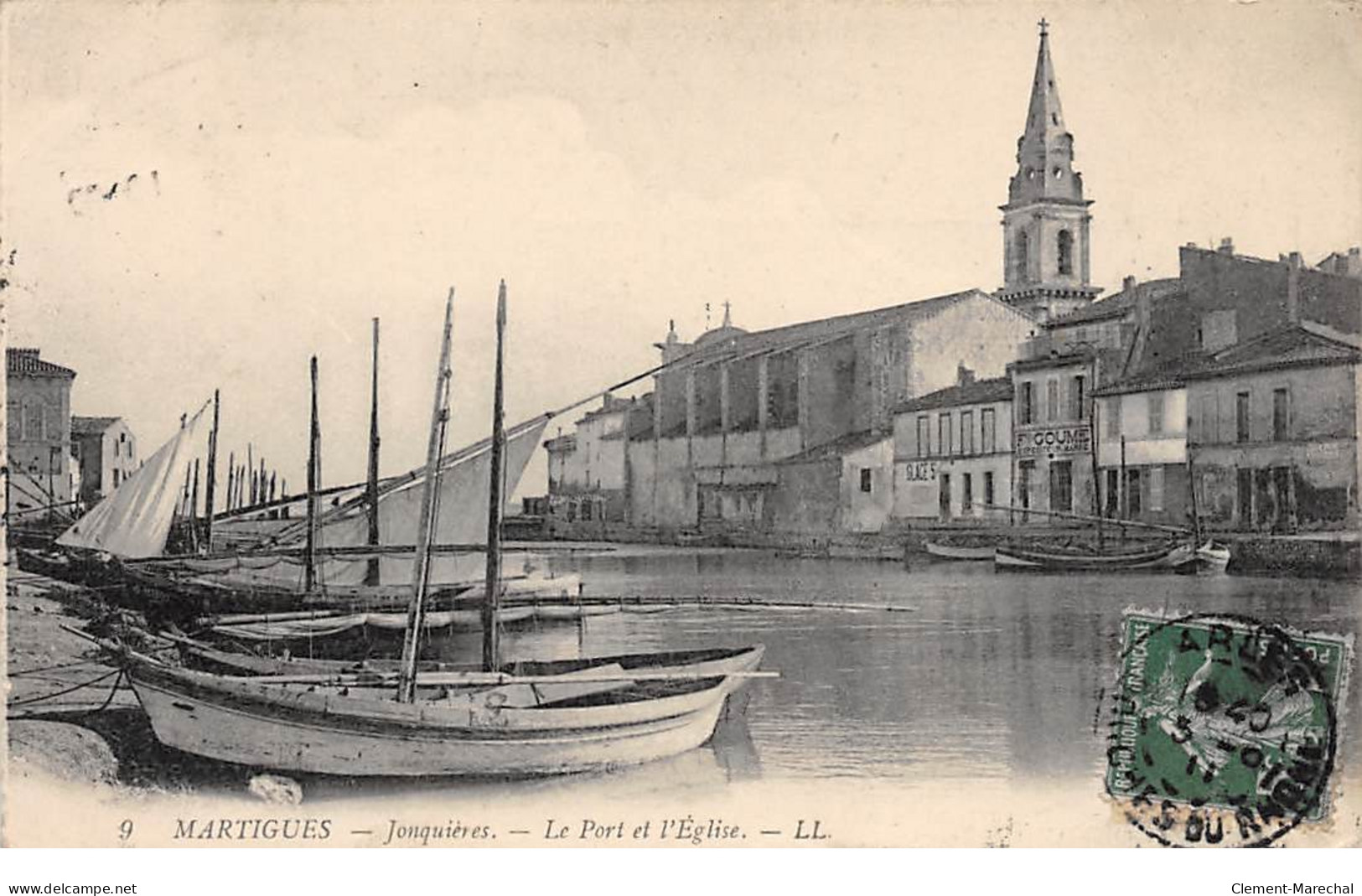 MARTIGUES - Jonquières - Le Port Et L'Eglise - Très Bon état - Martigues