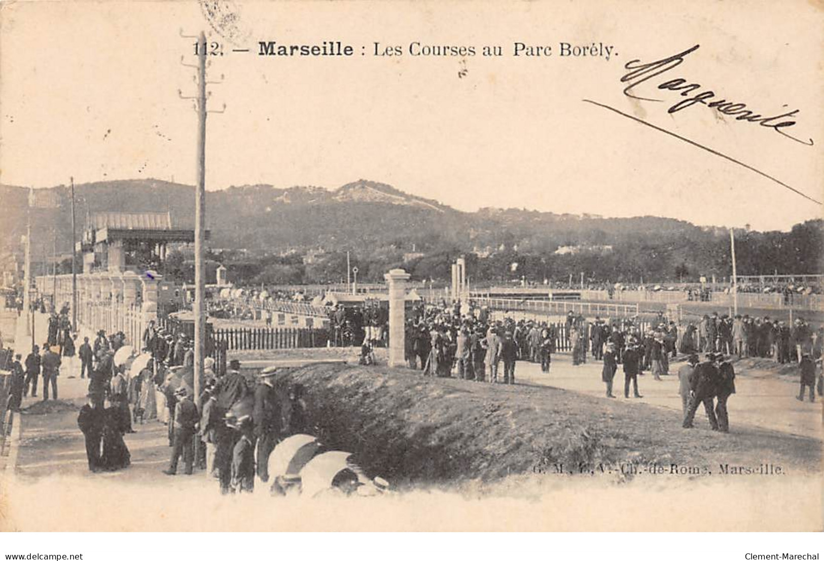 MARSEILLE - Les Courses Au Parc Borély - Très Bon état - Parchi E Giardini