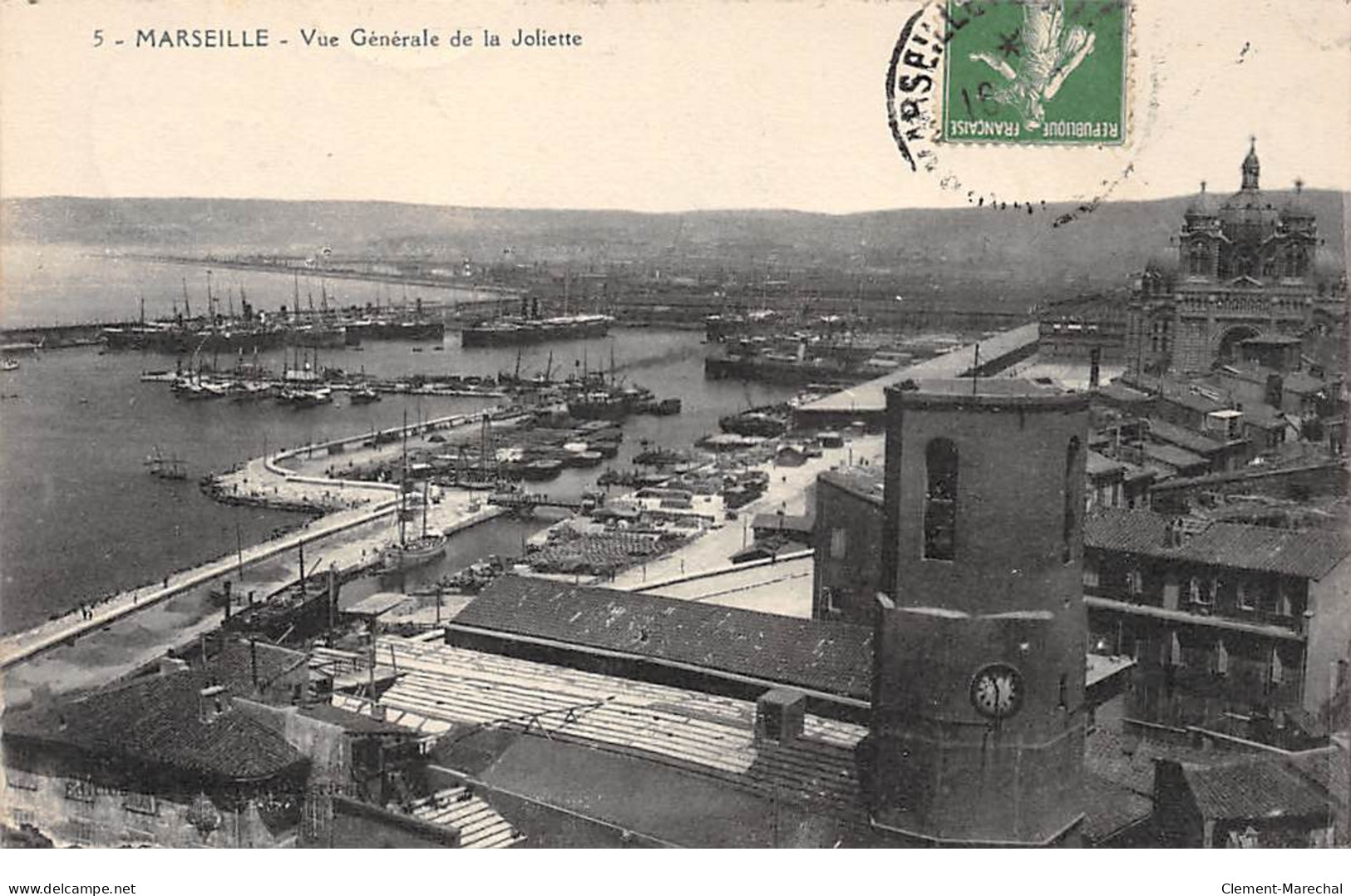 MARSEILLE - Vue Générale De La Joliette - Très Bon état - Joliette, Zone Portuaire