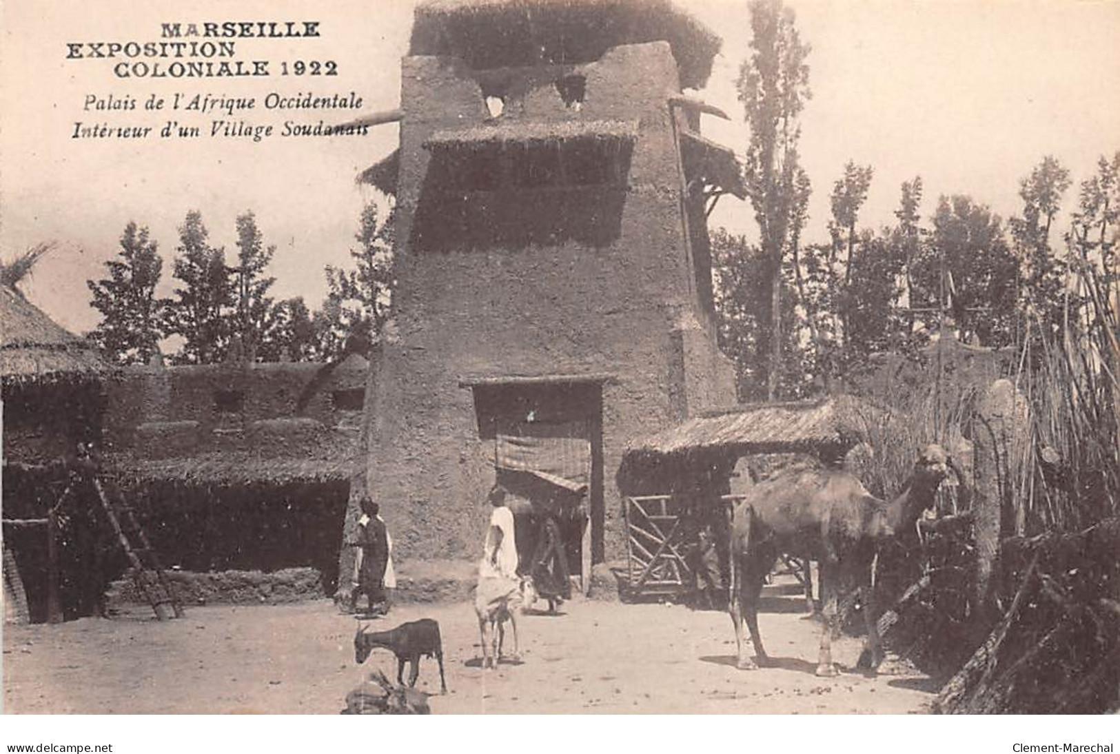 MARSEILLE - Exposition Coloniale 1922 - Palais De L'Afrique Occidentale - Très Bon état - Koloniale Tentoonstelling 1906-1922