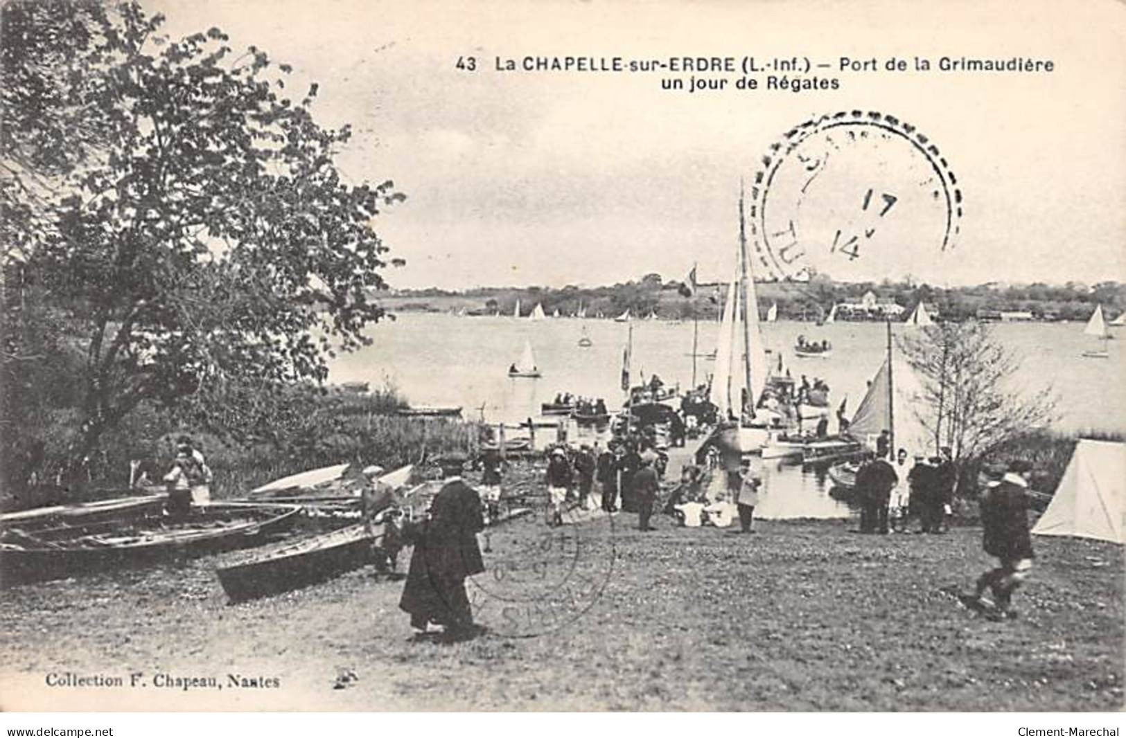 LA CHAPELLE SUR ERDRE - Port De La Grimaudière Un Jour De Régates - Très Bon état - La Chapelle Basse-Mer