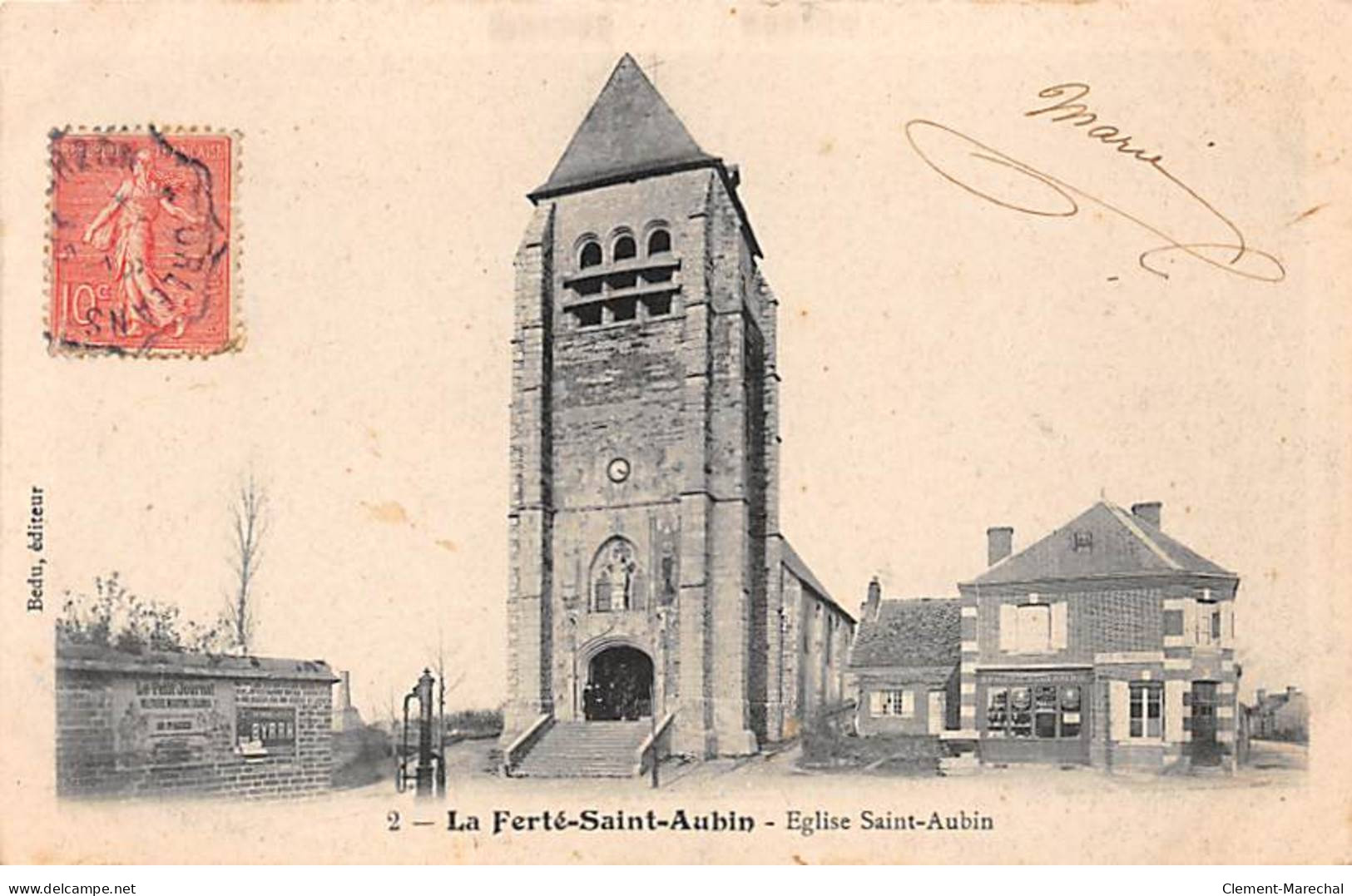 LA FERTE SAINT AUBIN - Eglise Saint Aubin - Très Bon état - La Ferte Saint Aubin