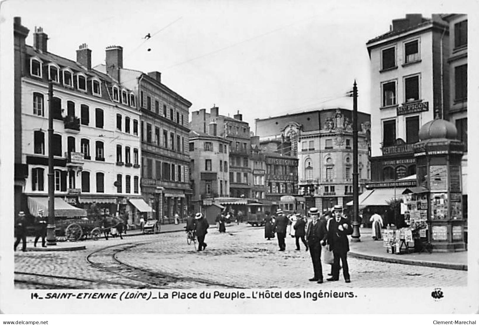 SAINT ETIENNE - La Place Du Peuple - L'Hôtel Des Ingénieurs - Très Bon état - Saint Etienne