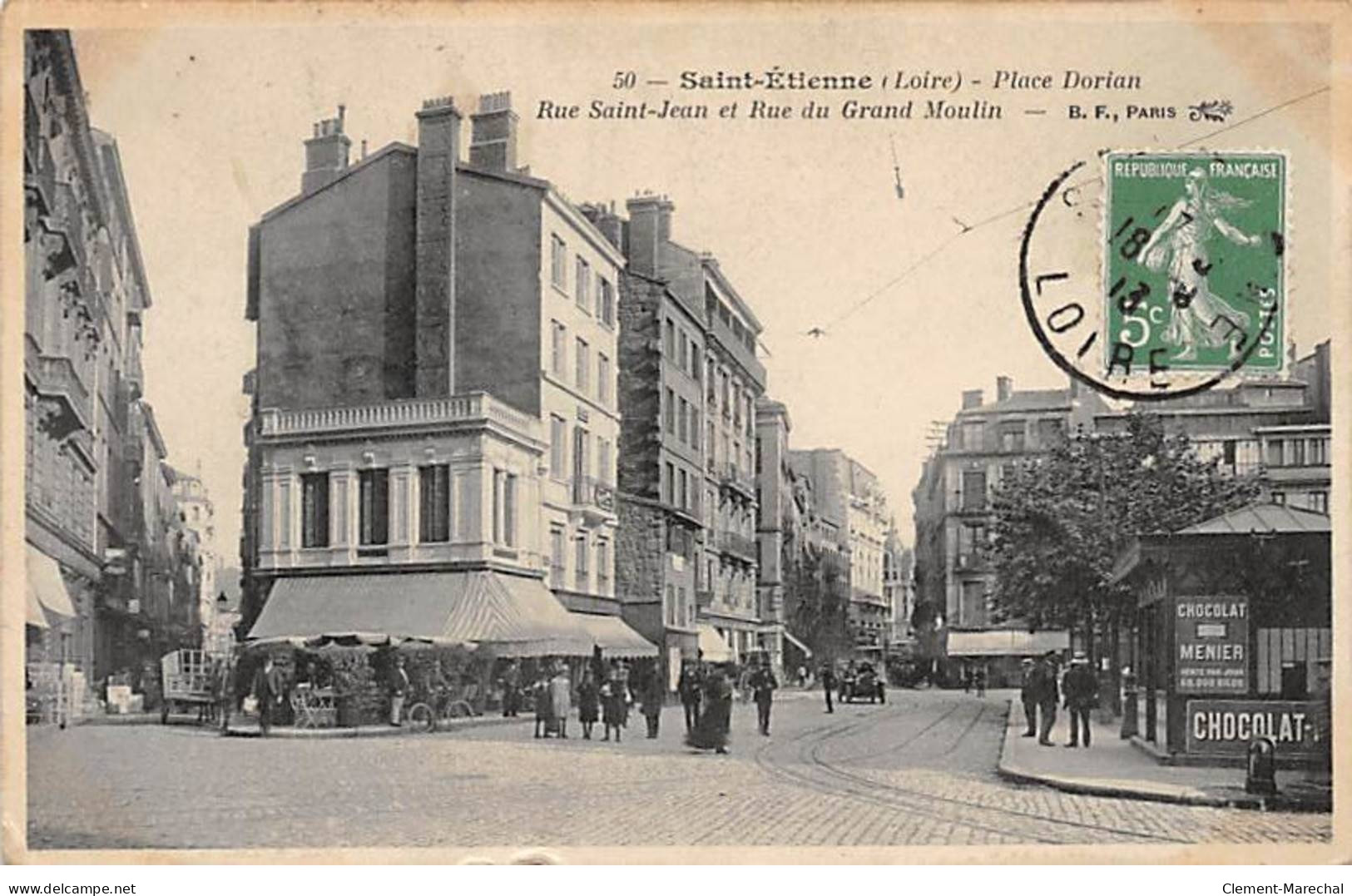 SAINT ETIENNE - Place Dorian - Rue Saint Jean Et Rue Du Grand Moulin - Très Bon état - Saint Etienne