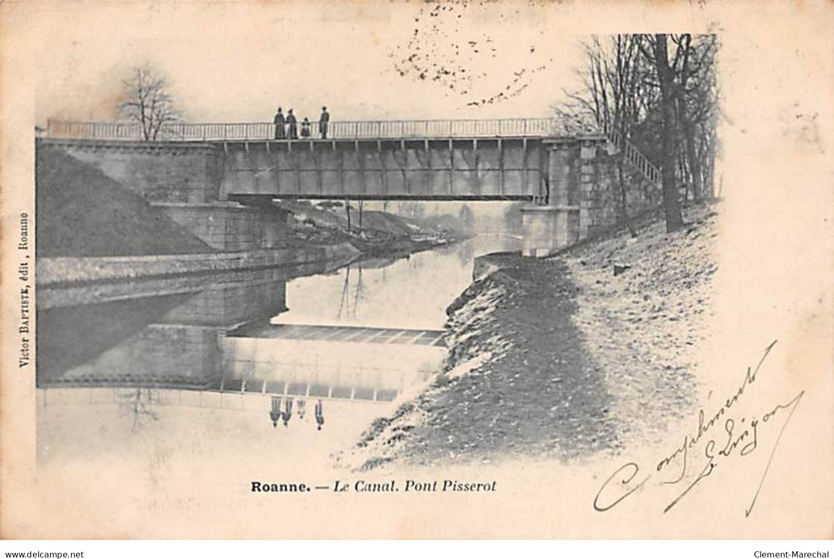 ROANNE - Le Canal - Le Pont Pisserot - Très Bon état - Roanne