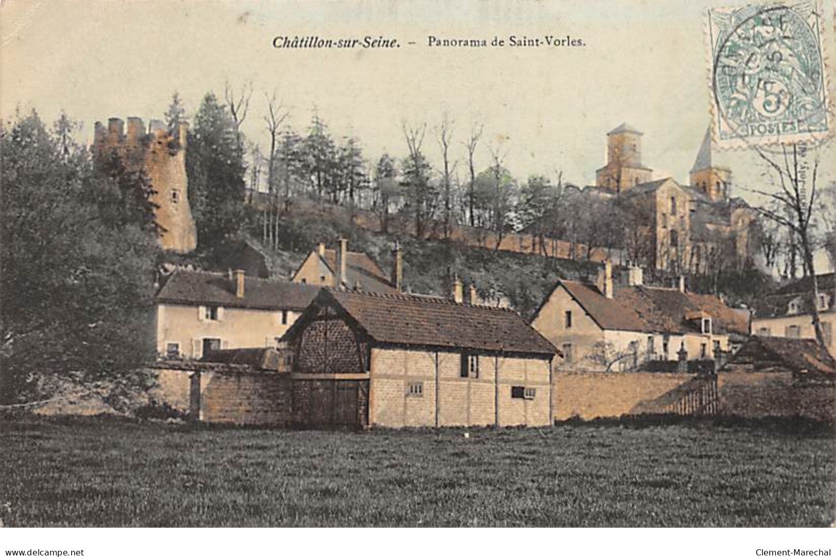 CHATILLON SUR SEINE - Panorama De Saint Vorles - Très Bon état - Chatillon Sur Seine