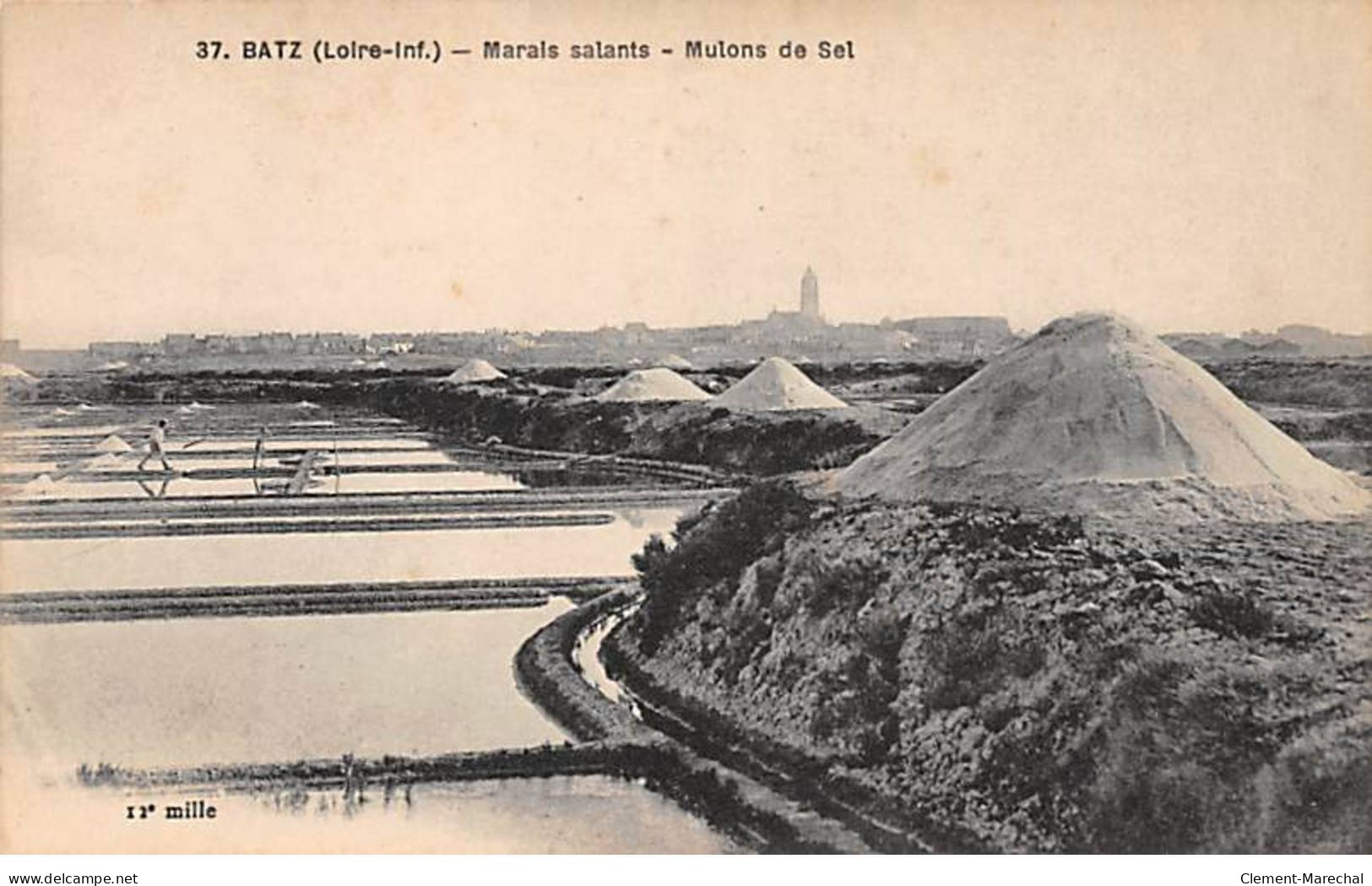 BATZ - Marais Salants - Mulons De Sel - Très Bon état - Batz-sur-Mer (Bourg De B.)