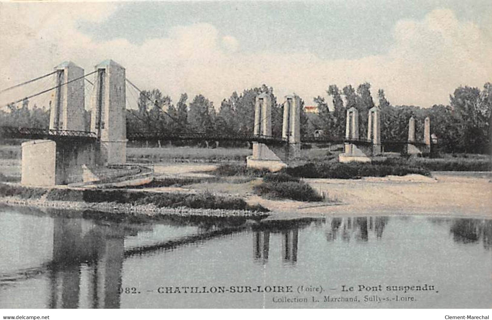 CHATILLON SUR LOIRE - Le Pont Suspendu - Très Bon état - Chatillon Sur Loire