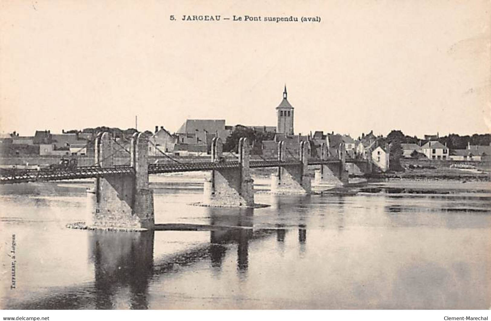 JARGEAU - Le Pont Suspendu (aval) - Très Bon état - Jargeau