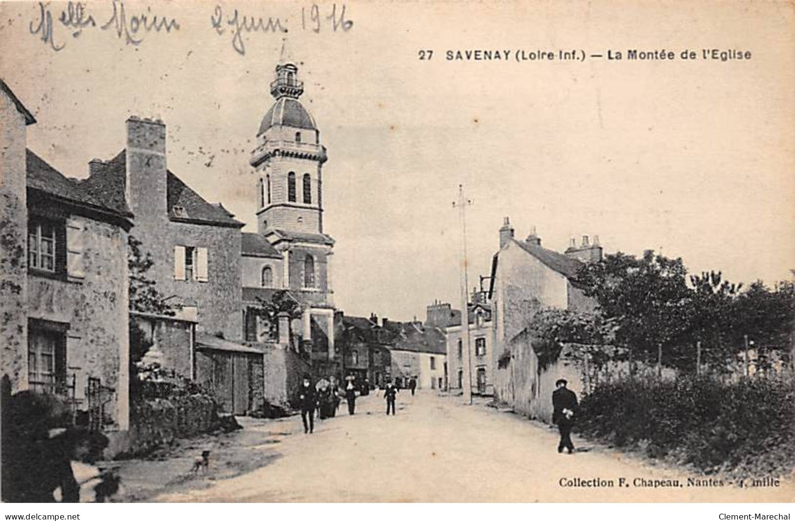 SAVENAY - La Montée De L'Eglise - Très Bon état - Savenay