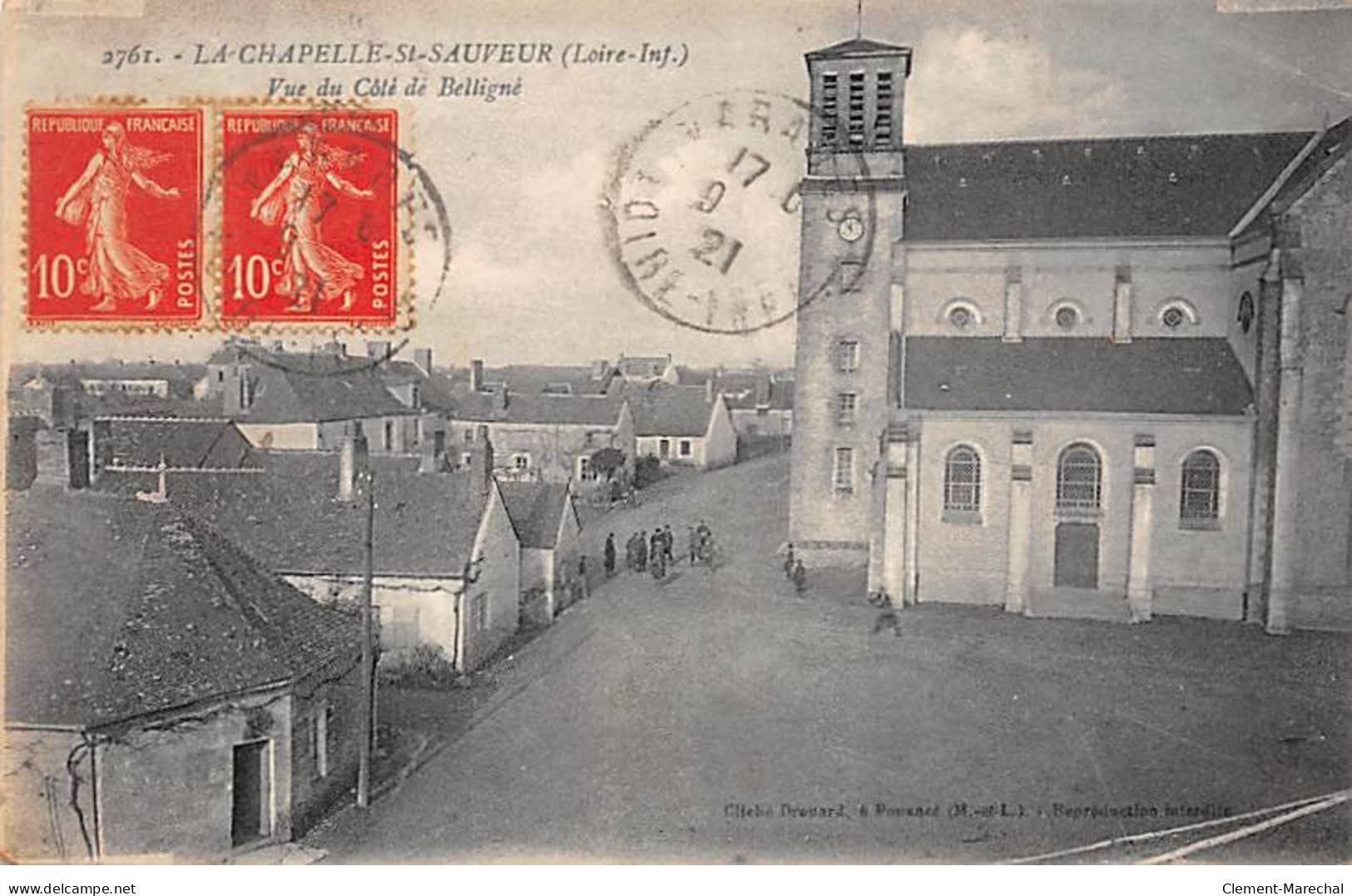 LA CHAPELLE SAINT SAUVEUR - Vue Du Côté De Belligné - Très Bon état - La Chapelle Basse-Mer