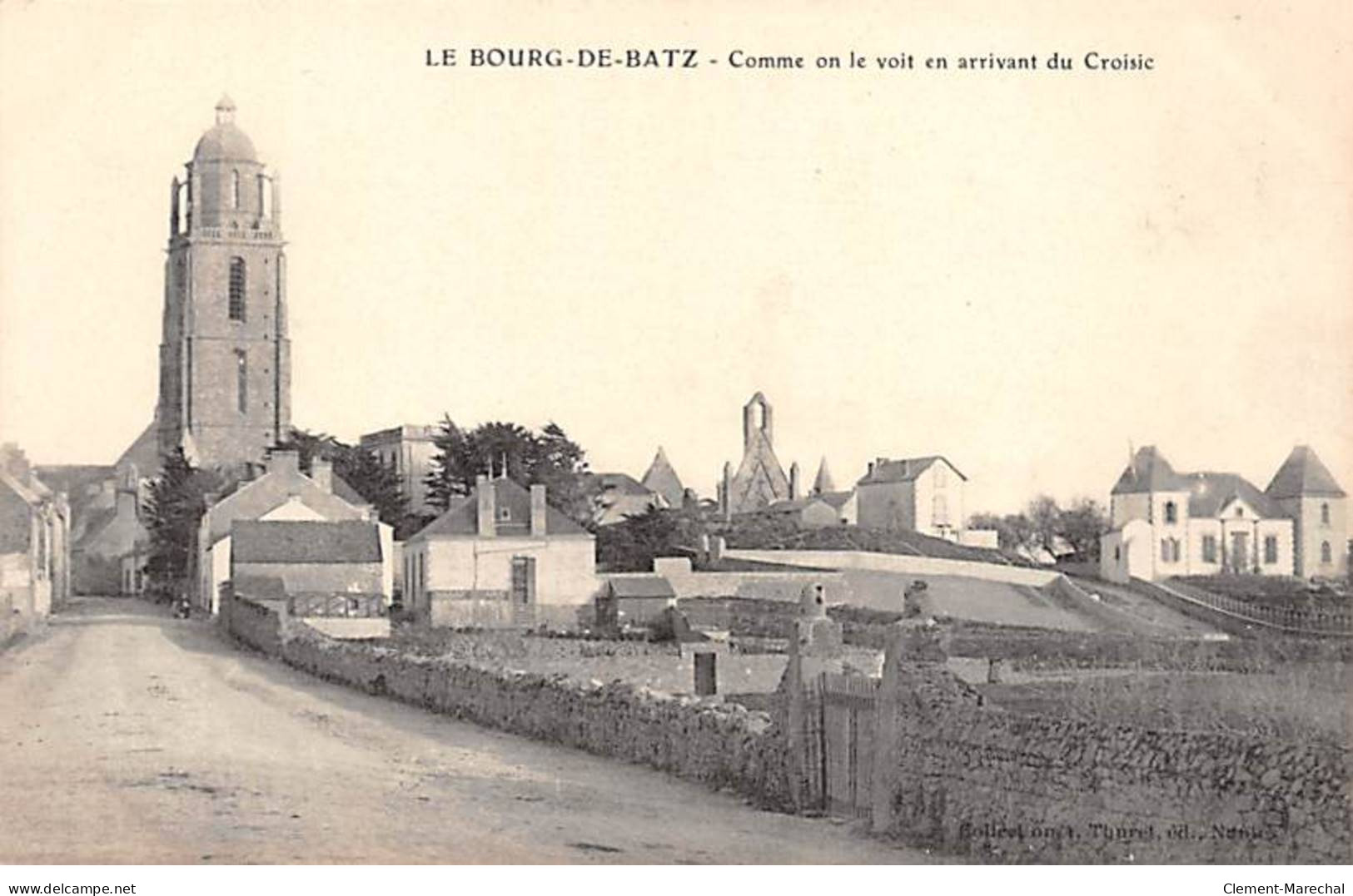 LE BOURG DE BATZ - Comme On Le Voit En Arrivant Du Croisic - Très Bon état - Batz-sur-Mer (Bourg De B.)