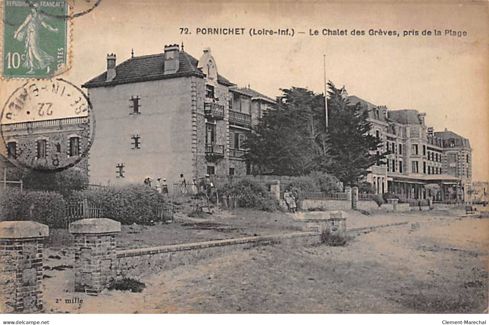 PORNICHET - Le Chalet Des Grèves, Pris De La Plage - Très Bon état - Pornichet