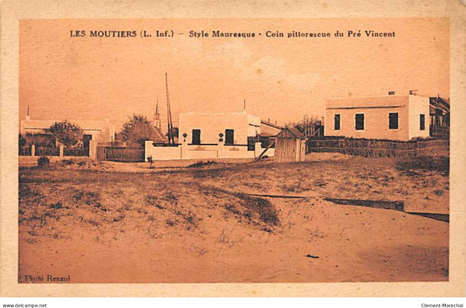 LES MOUTIERS - Style Mauresque - Coin Pittoresque Du Pré Vincent - Très Bon état - Les Moutiers-en-Retz