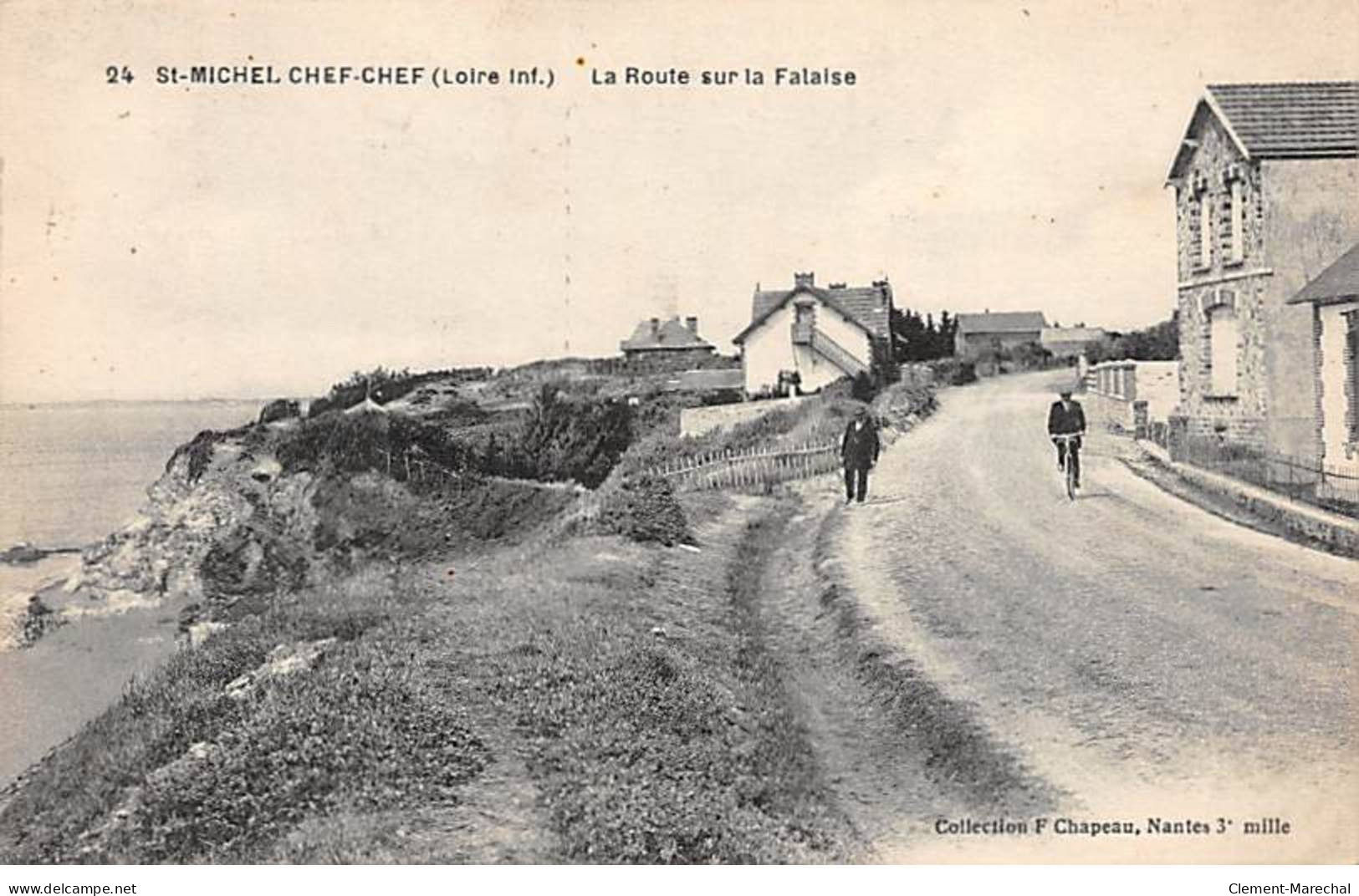 SAINT MICHEL CHEF CHEF - La Route Sur La Falaise - Très Bon état - Saint-Michel-Chef-Chef