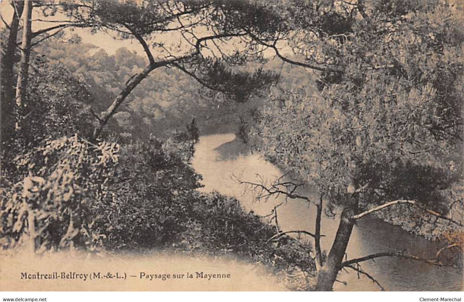 MONTREUIL BELFROY - Paysage Sur La Mayenne - Très Bon état - Montreuil Bellay