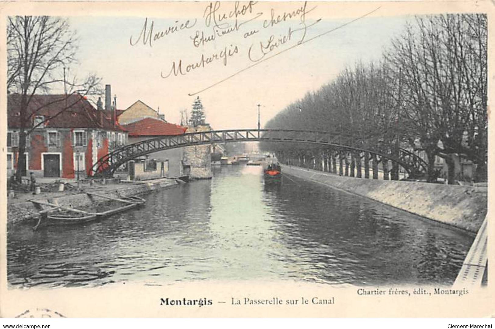 MONTARGIS - La Passerelle Sur Le Canal - Très Bon état - Montargis