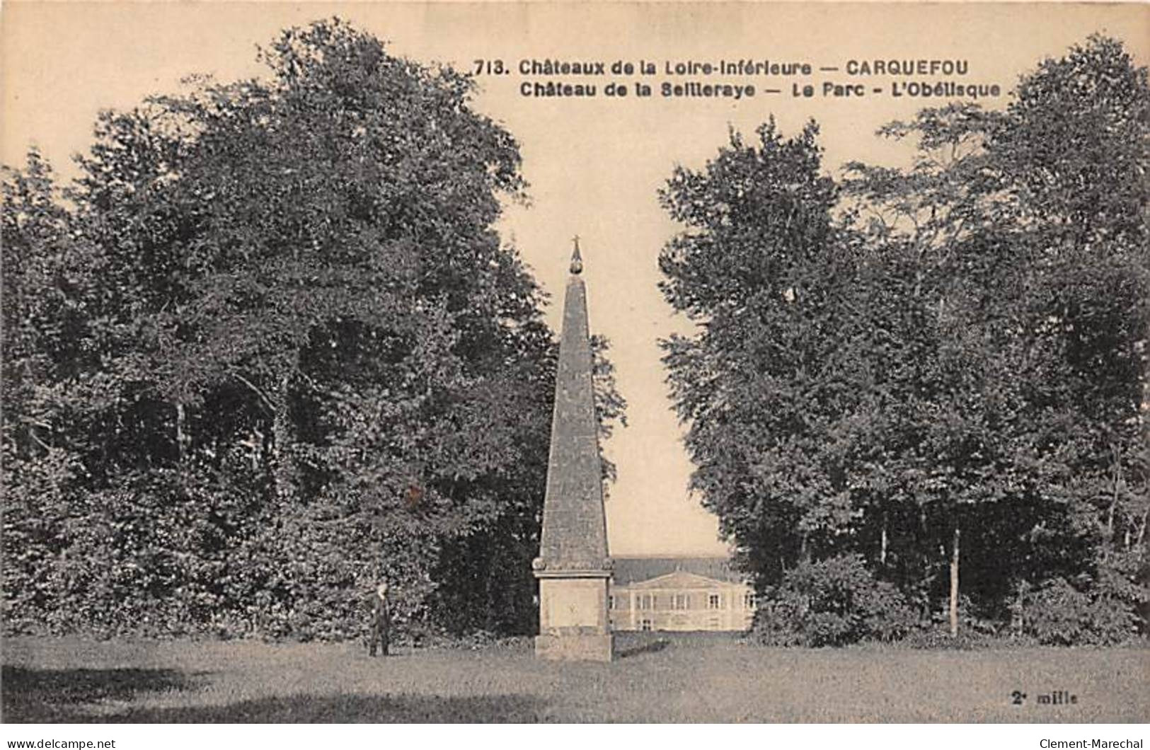 CARQUEFOU - Château De La Seilleraye - Le Parc - L'Obélisque - Très Bon état - Carquefou