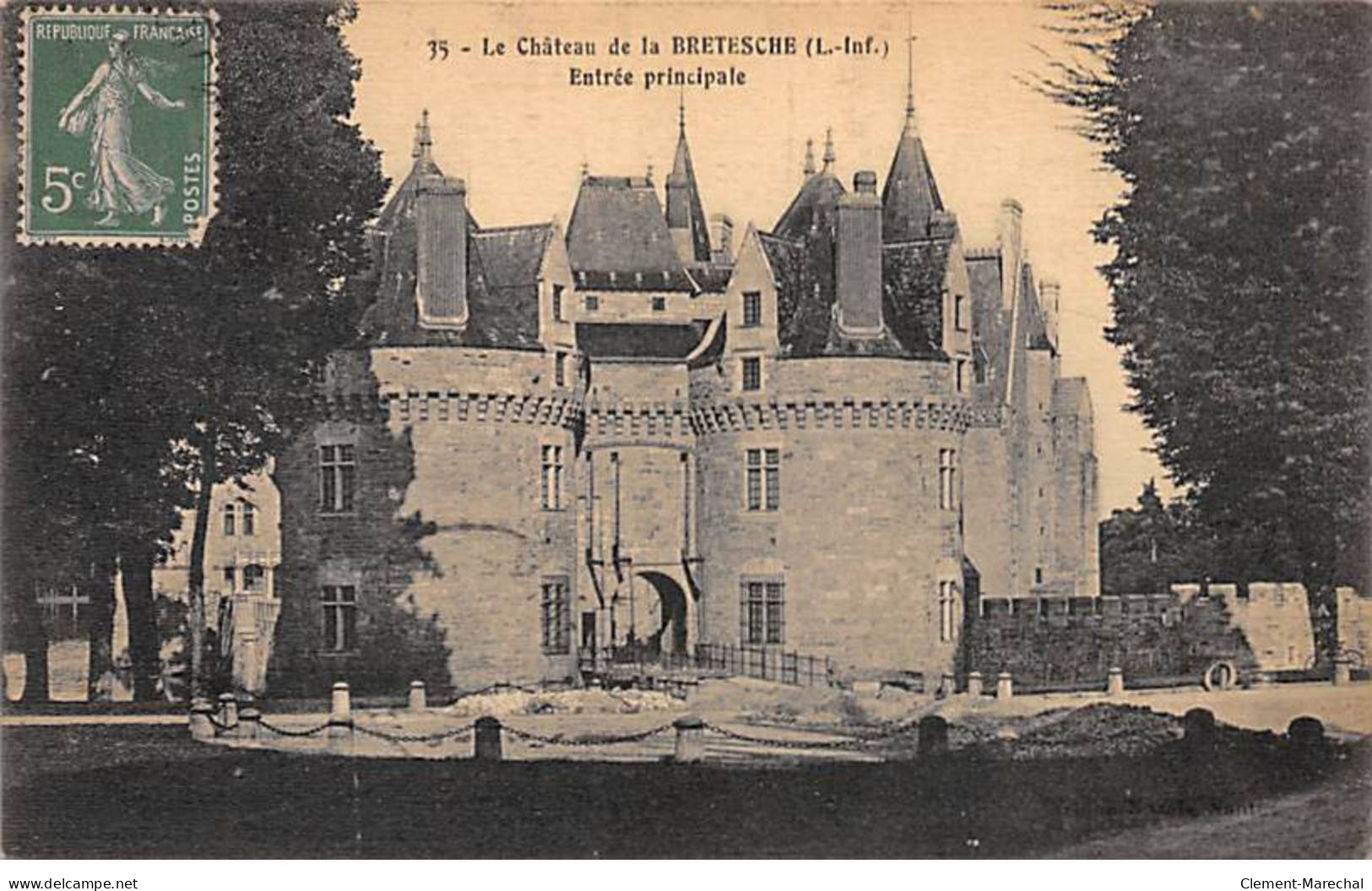 Le Château De LA BRETESCHE - Entrée Principale - Très Bon état - Missillac