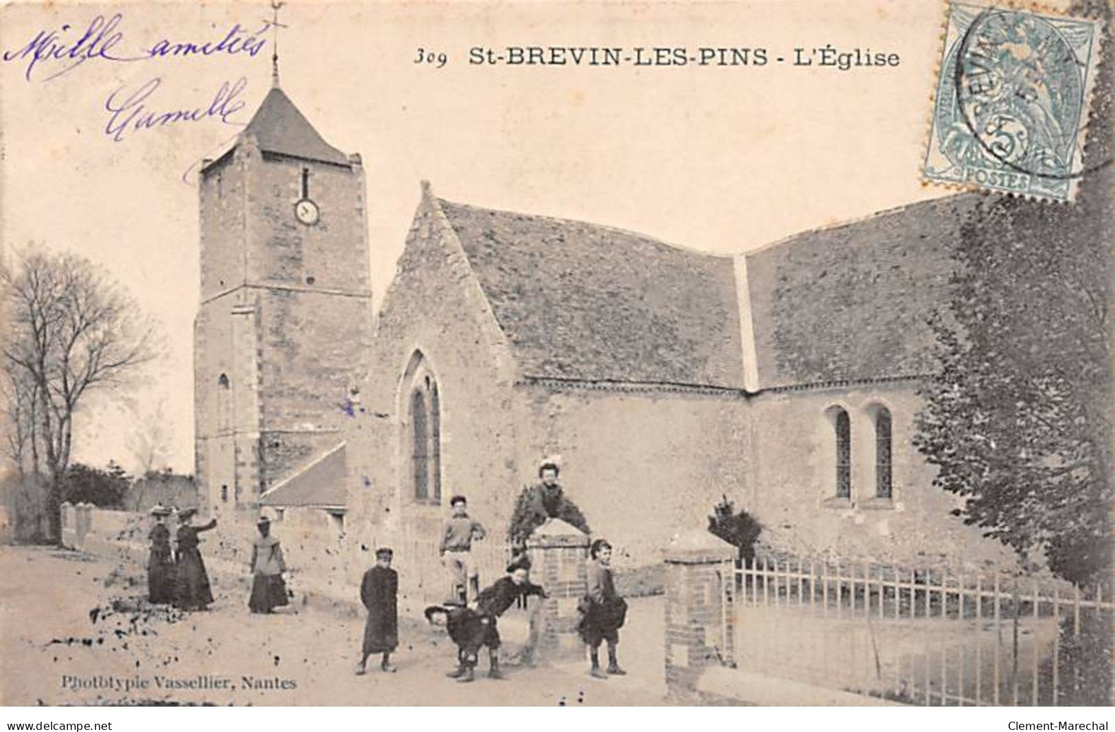 SAINT BREVIN LES PINS - L'Eglise - Très Bon état - Saint-Brevin-les-Pins