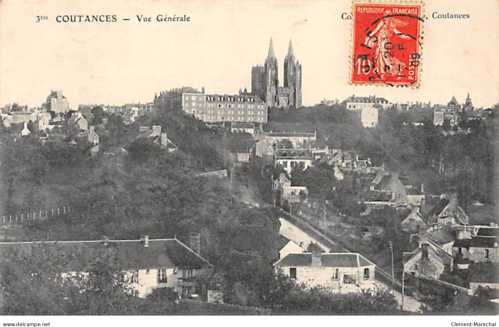 COUTANCES - Vue Générale - Très Bon état - Coutances